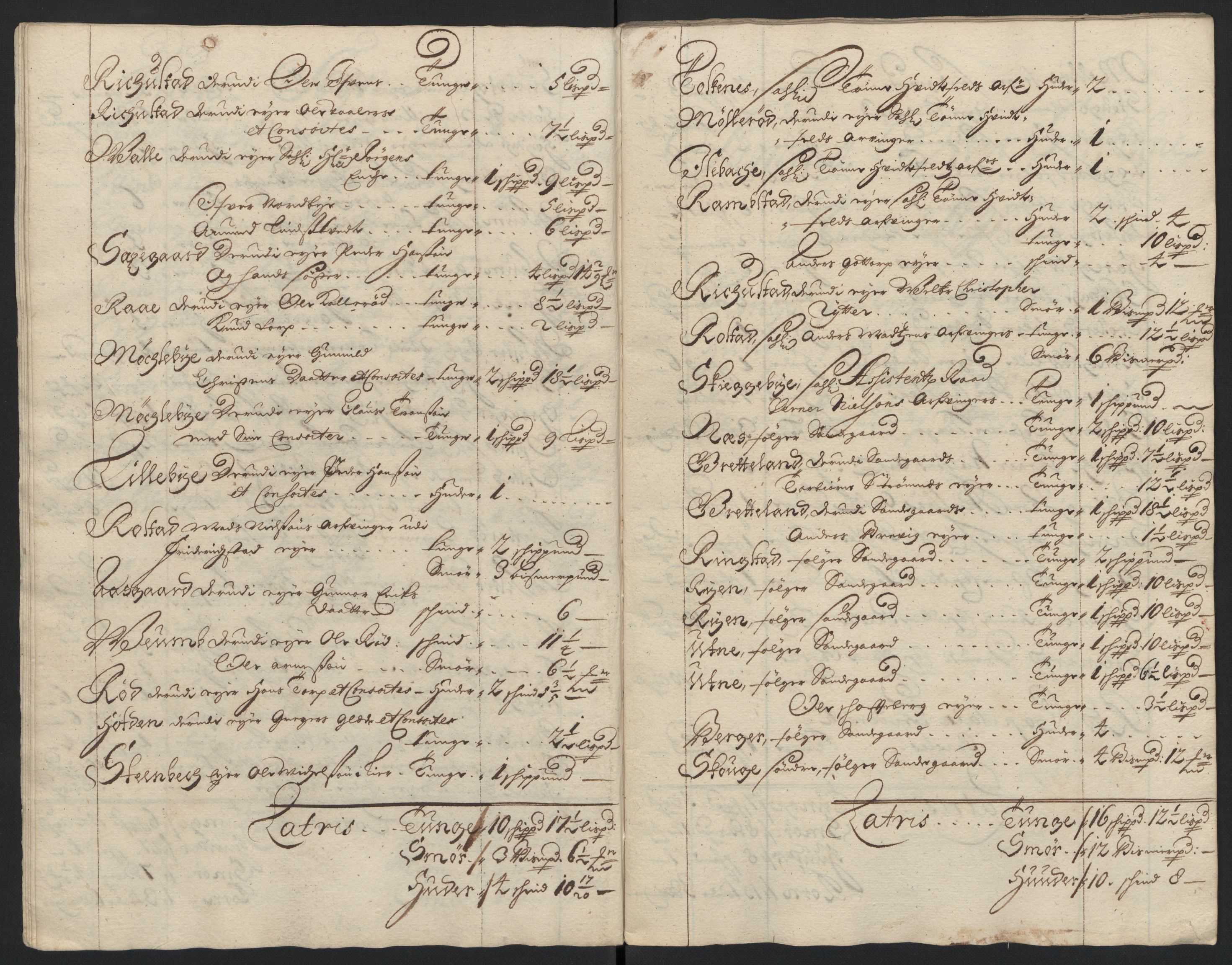 Rentekammeret inntil 1814, Reviderte regnskaper, Fogderegnskap, RA/EA-4092/R04/L0127: Fogderegnskap Moss, Onsøy, Tune, Veme og Åbygge, 1698, p. 39