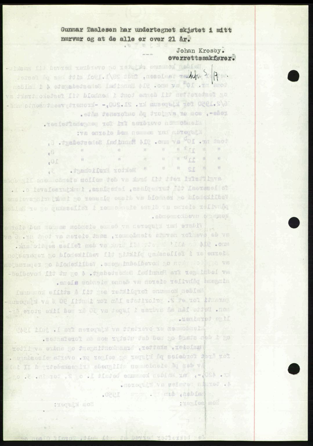 Idd og Marker sorenskriveri, AV/SAO-A-10283/G/Gb/Gbb/L0014: Mortgage book no. A14, 1950-1950, Diary no: : 616/1950