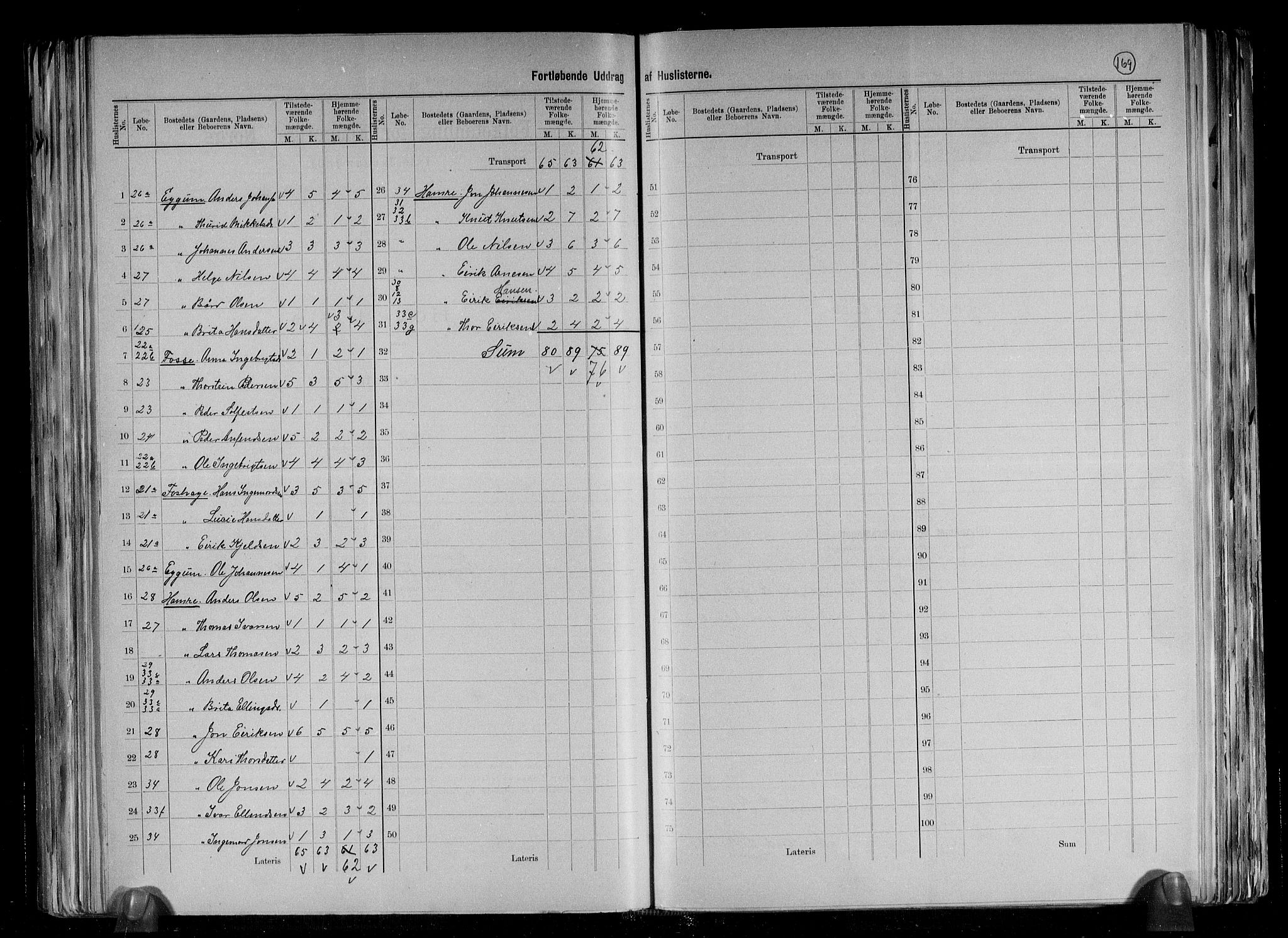 RA, 1891 census for 1419 Leikanger, 1891, p. 11