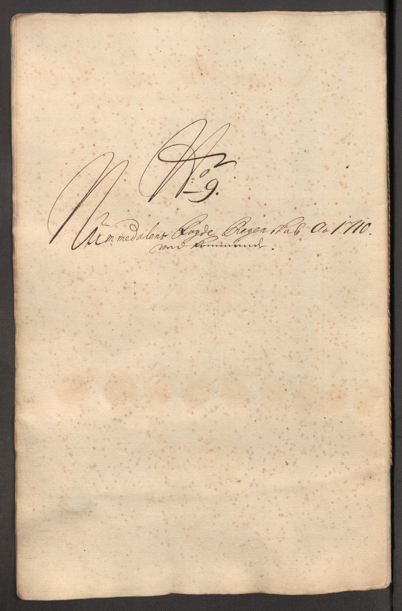 Rentekammeret inntil 1814, Reviderte regnskaper, Fogderegnskap, AV/RA-EA-4092/R64/L4431: Fogderegnskap Namdal, 1709-1710, p. 400