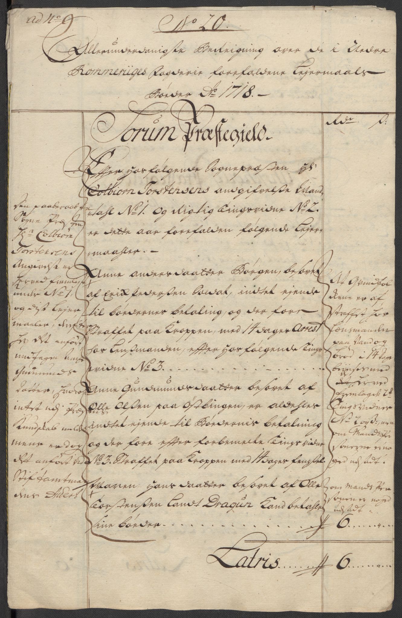 Rentekammeret inntil 1814, Reviderte regnskaper, Fogderegnskap, AV/RA-EA-4092/R11/L0600: Fogderegnskap Nedre Romerike, 1718, p. 234