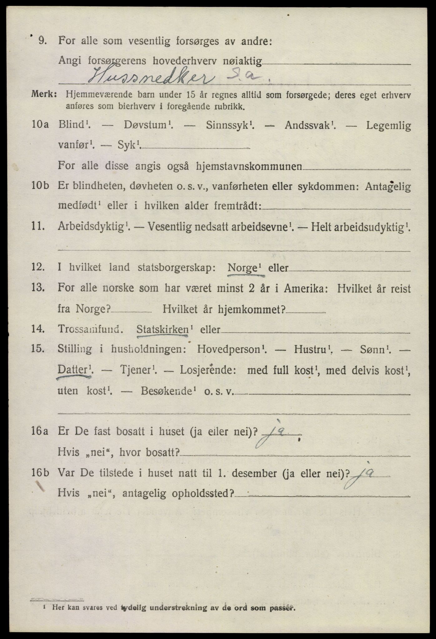 SAKO, 1920 census for Skåtøy, 1920, p. 3115