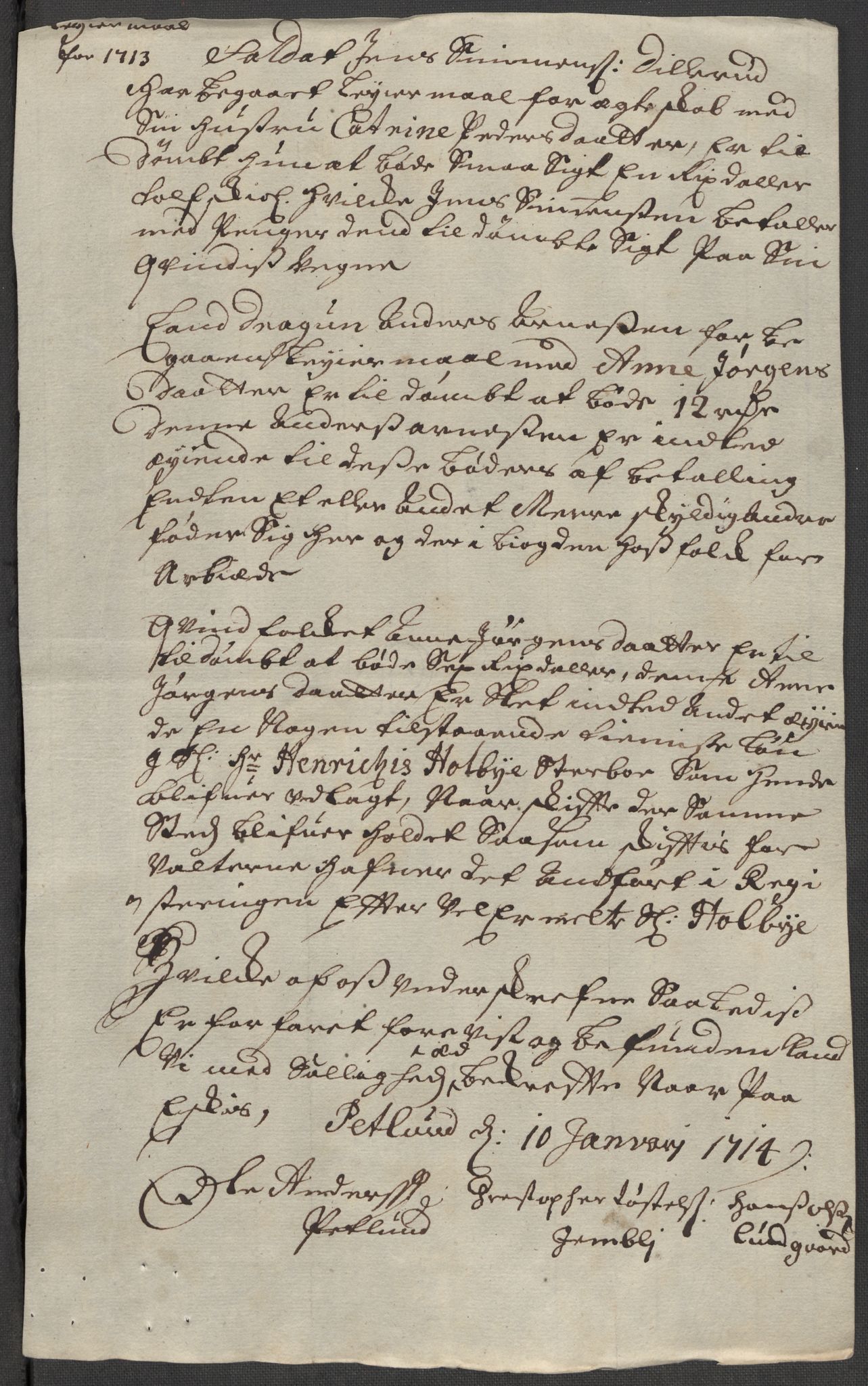 Rentekammeret inntil 1814, Reviderte regnskaper, Fogderegnskap, AV/RA-EA-4092/R16/L1050: Fogderegnskap Hedmark, 1713, p. 284