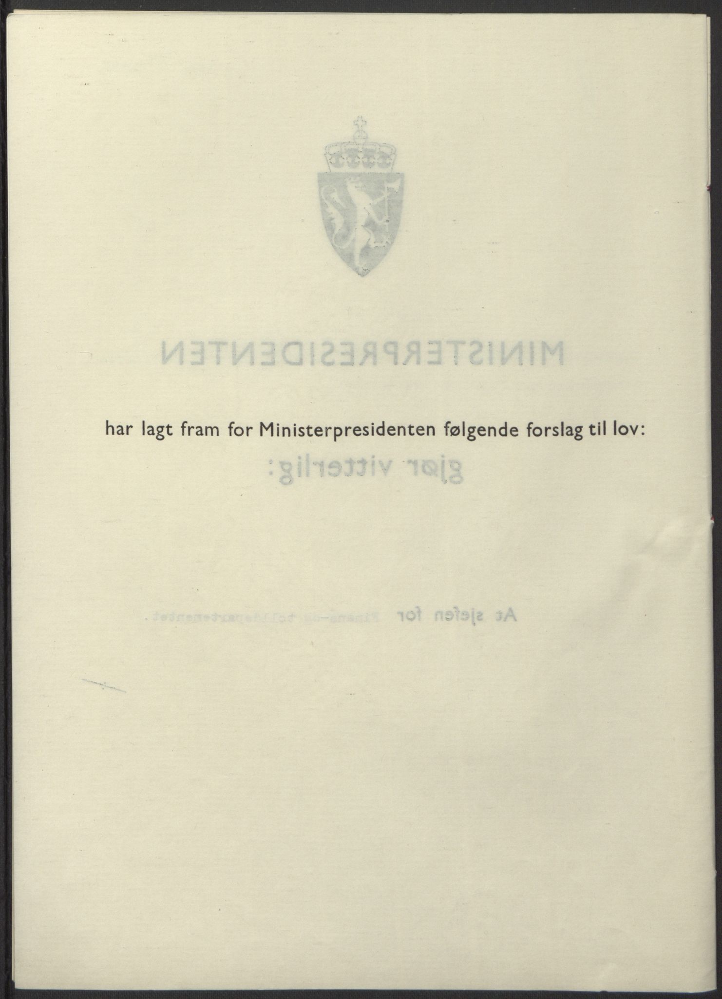 NS-administrasjonen 1940-1945 (Statsrådsekretariatet, de kommisariske statsråder mm), AV/RA-S-4279/D/Db/L0098: Lover II, 1942, p. 40