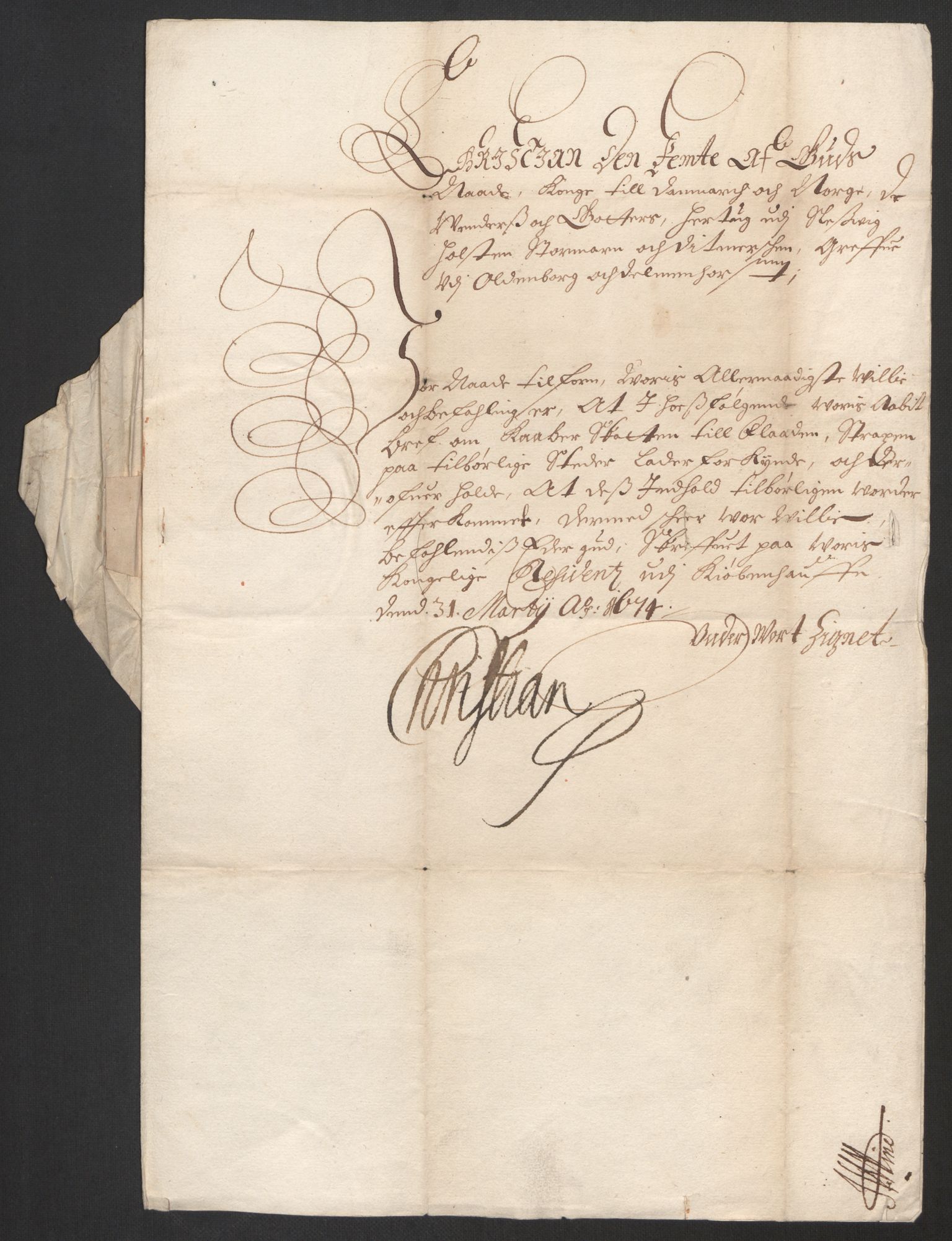 Rentekammeret inntil 1814, Reviderte regnskaper, Byregnskaper, AV/RA-EA-4066/R/Rm/L0258: [M1] Kontribusjonsregnskap, 1664-1700, p. 223