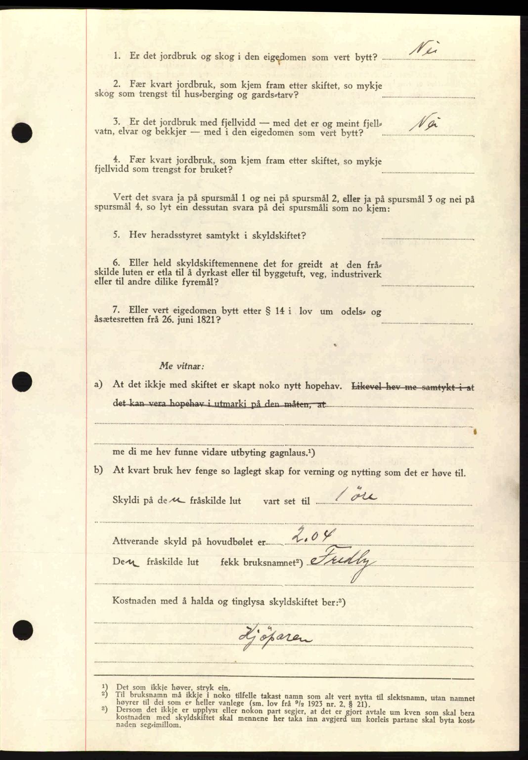 Romsdal sorenskriveri, AV/SAT-A-4149/1/2/2C: Mortgage book no. A10, 1941-1941, Diary no: : 1349/1941