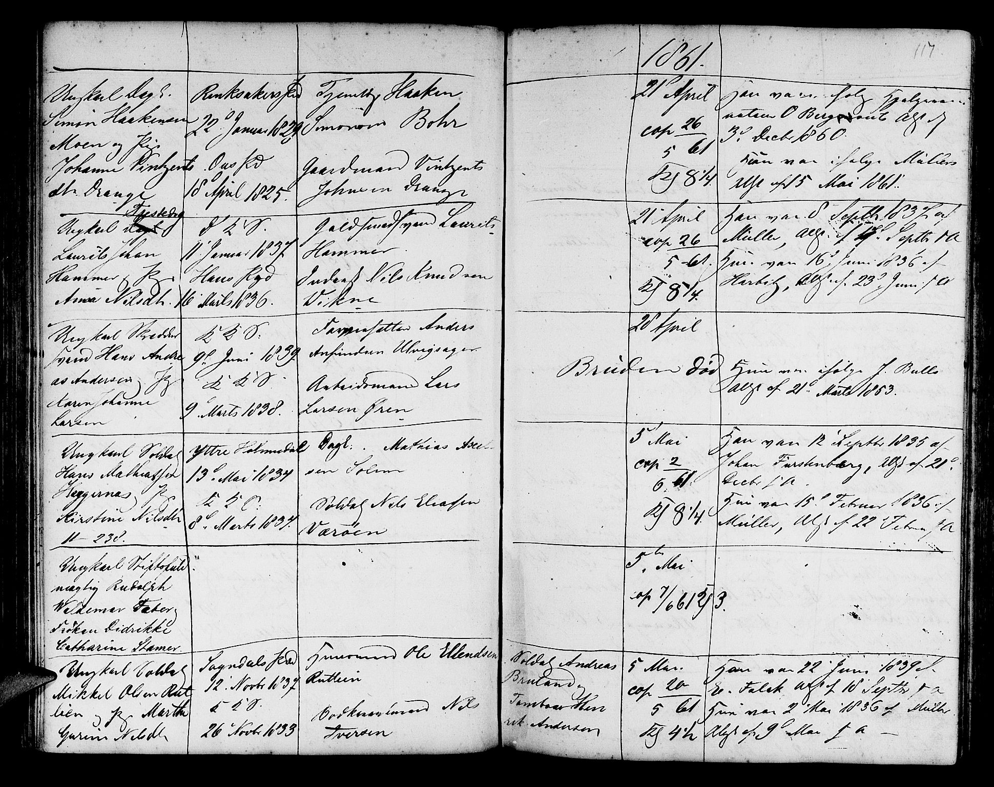 Korskirken sokneprestembete, AV/SAB-A-76101/H/Haa/L0009: Parish register (official) no. A 9, 1743-1861, p. 117