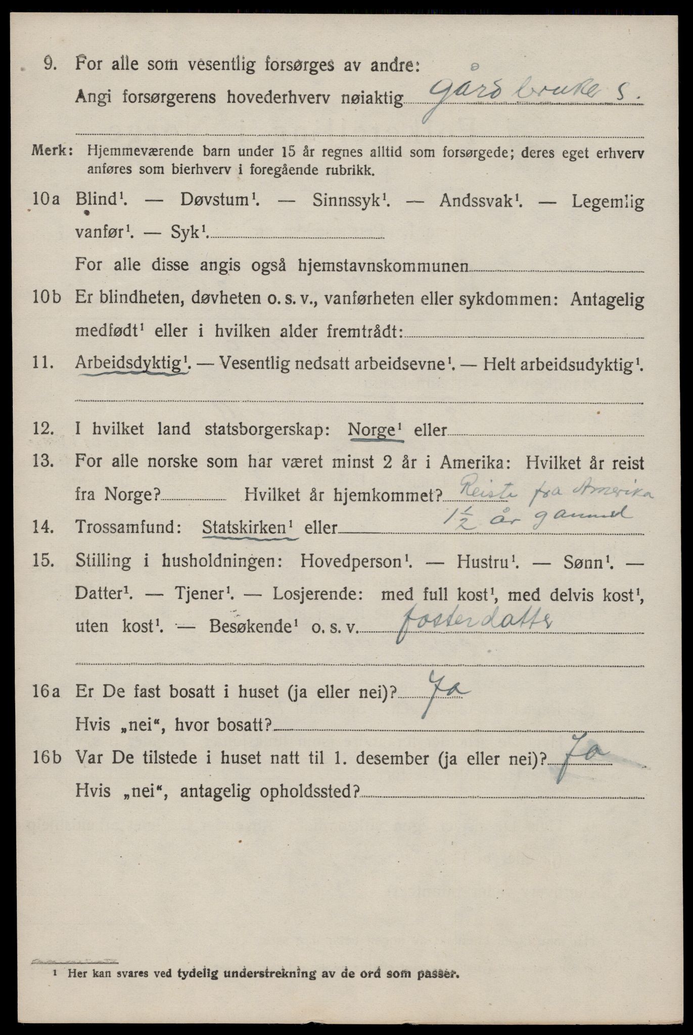 SAST, 1920 census for Høyland, 1920, p. 4721