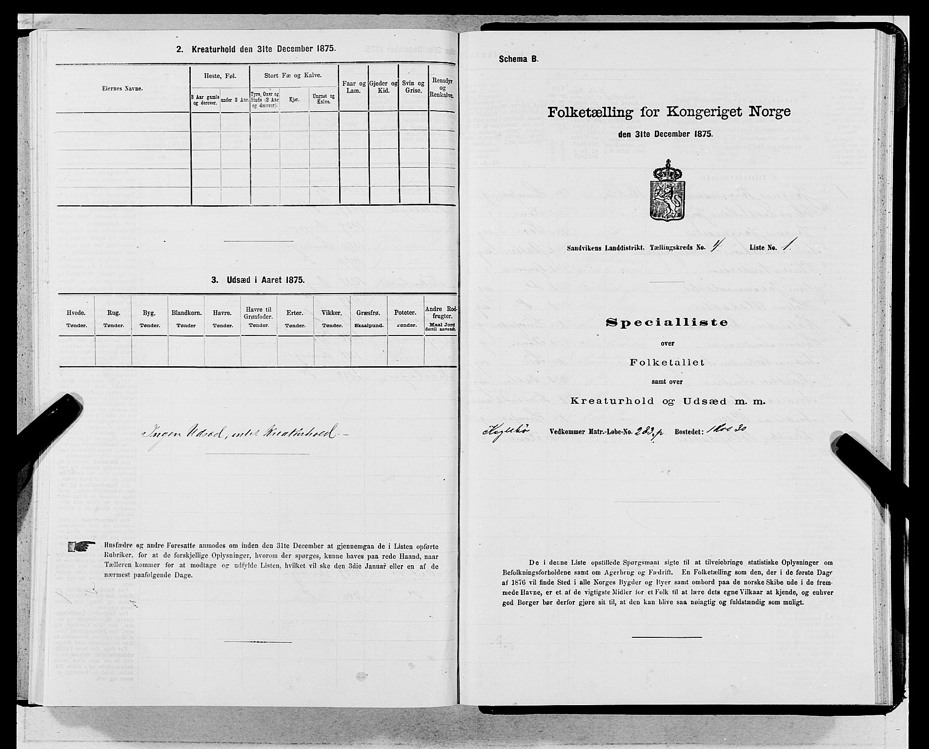 SAB, 1875 census for 1281L Bergen landdistrikt/Domkirken and Sandviken, 1875, p. 343