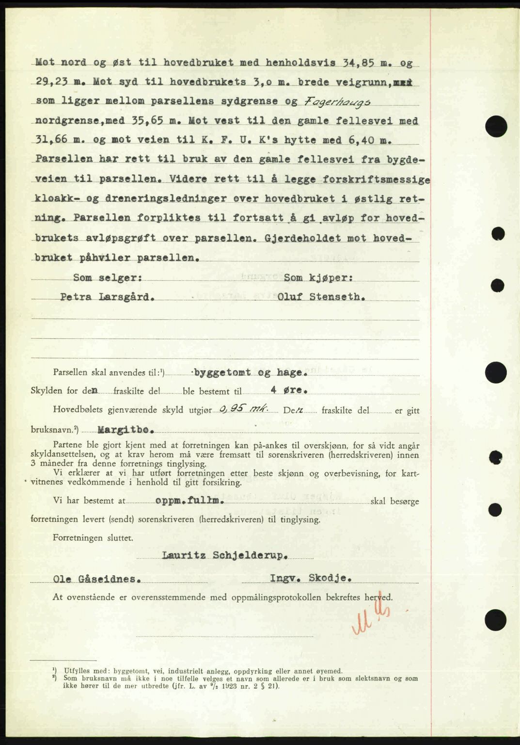 Nordre Sunnmøre sorenskriveri, AV/SAT-A-0006/1/2/2C/2Ca: Mortgage book no. A26, 1947-1948, Diary no: : 2217/1947