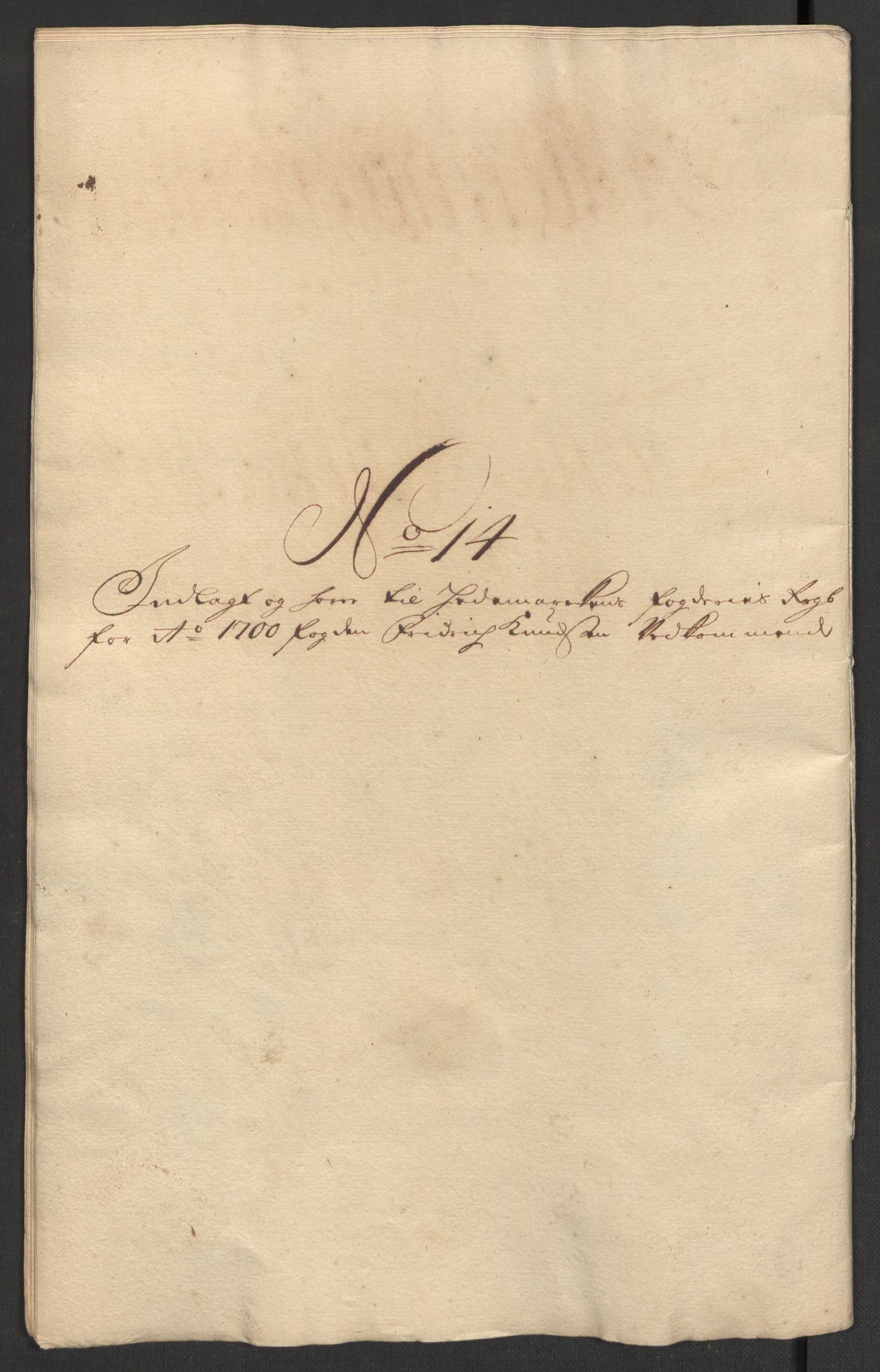 Rentekammeret inntil 1814, Reviderte regnskaper, Fogderegnskap, RA/EA-4092/R16/L1039: Fogderegnskap Hedmark, 1700, p. 150