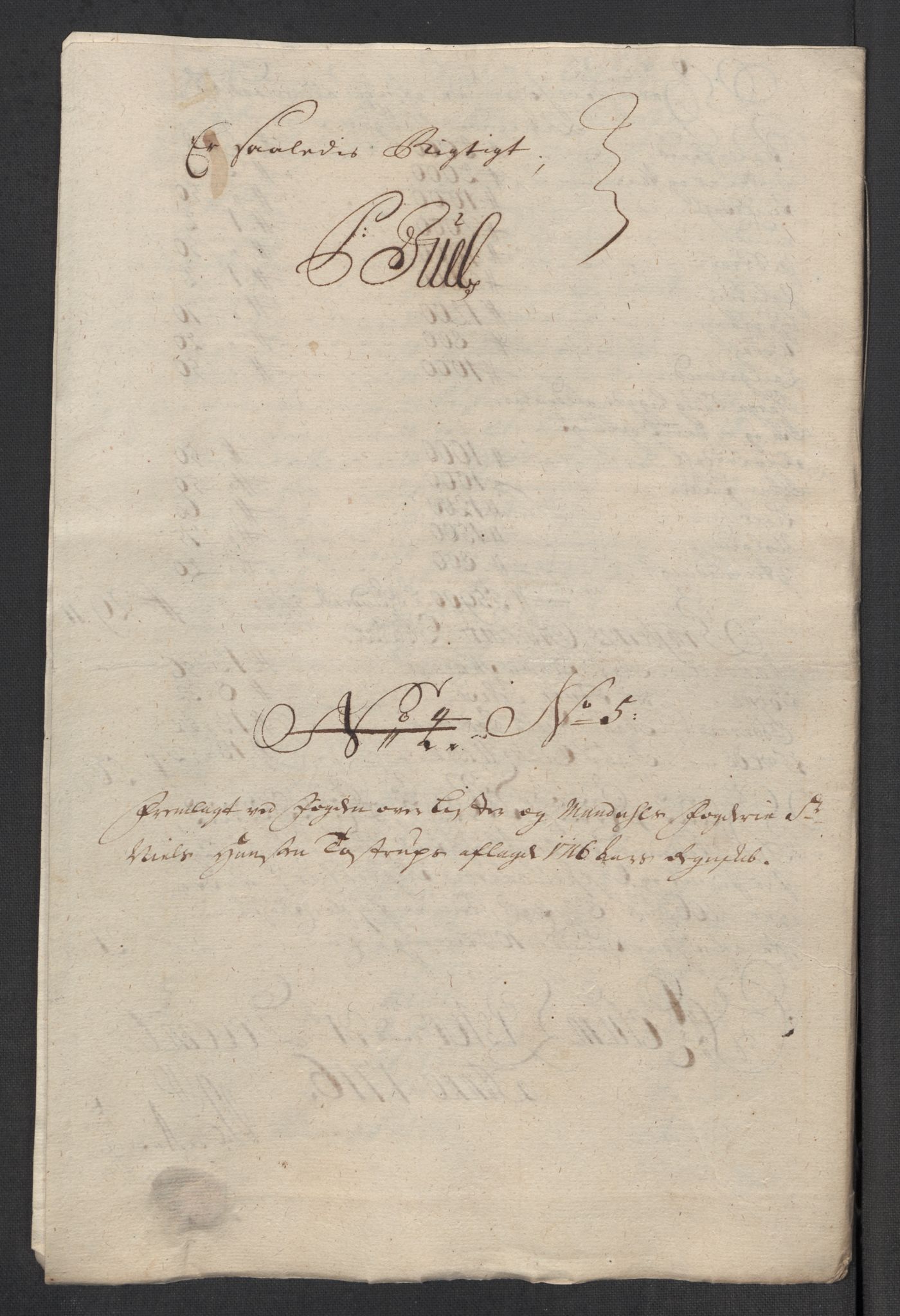 Rentekammeret inntil 1814, Reviderte regnskaper, Fogderegnskap, AV/RA-EA-4092/R43/L2560: Fogderegnskap Lista og Mandal, 1716, p. 52