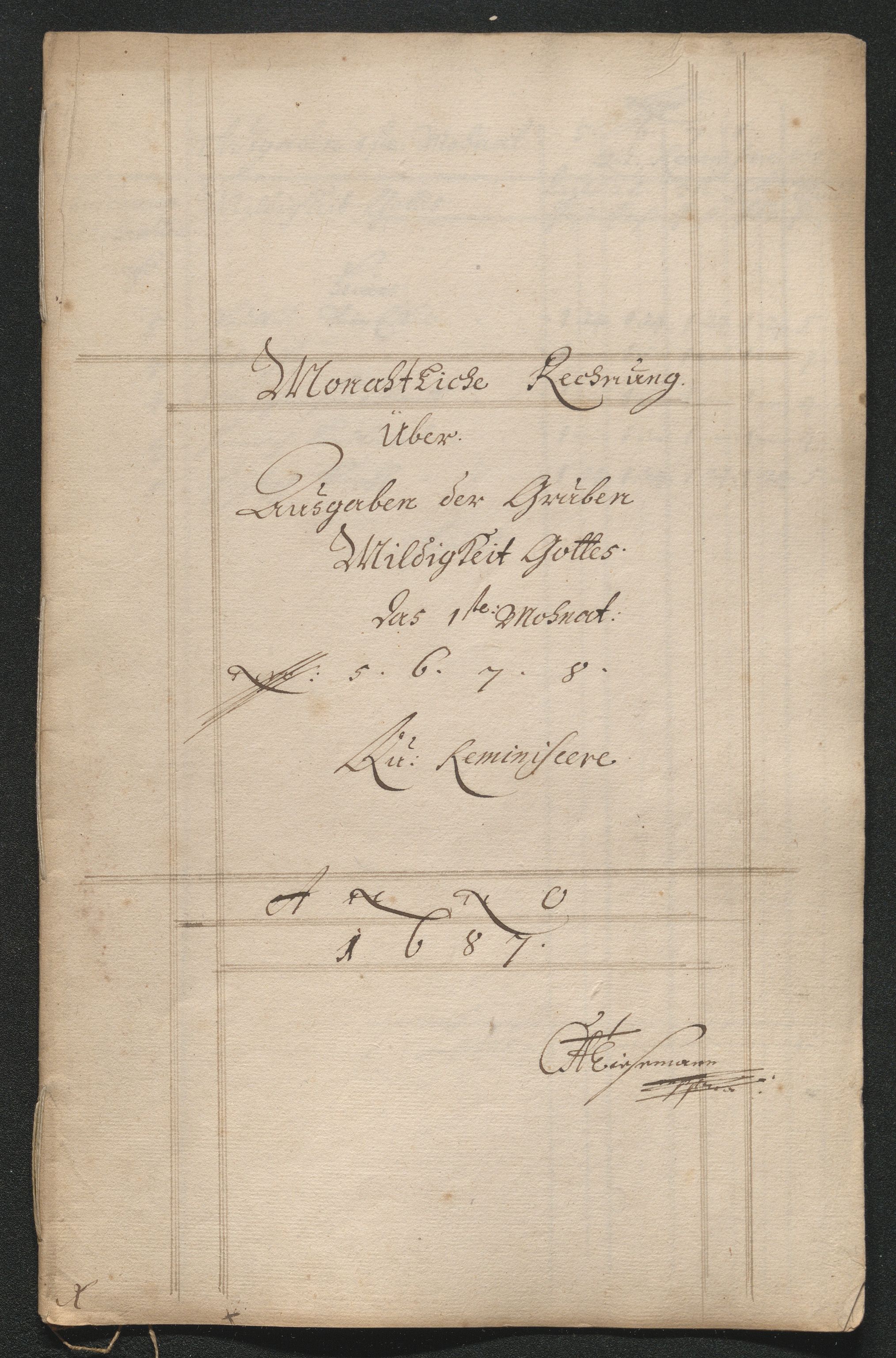 Kongsberg Sølvverk 1623-1816, SAKO/EA-3135/001/D/Dc/Dcd/L0063: Utgiftsregnskap for gruver m.m. , 1687, p. 15