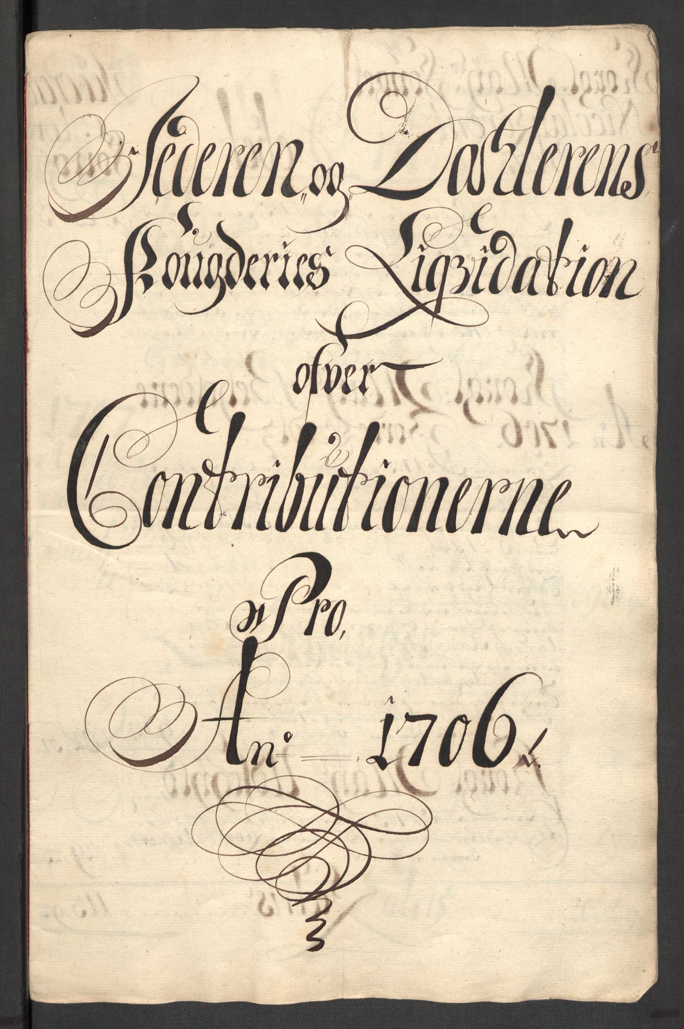 Rentekammeret inntil 1814, Reviderte regnskaper, Fogderegnskap, AV/RA-EA-4092/R46/L2733: Fogderegnskap Jæren og Dalane, 1705-1708, p. 137