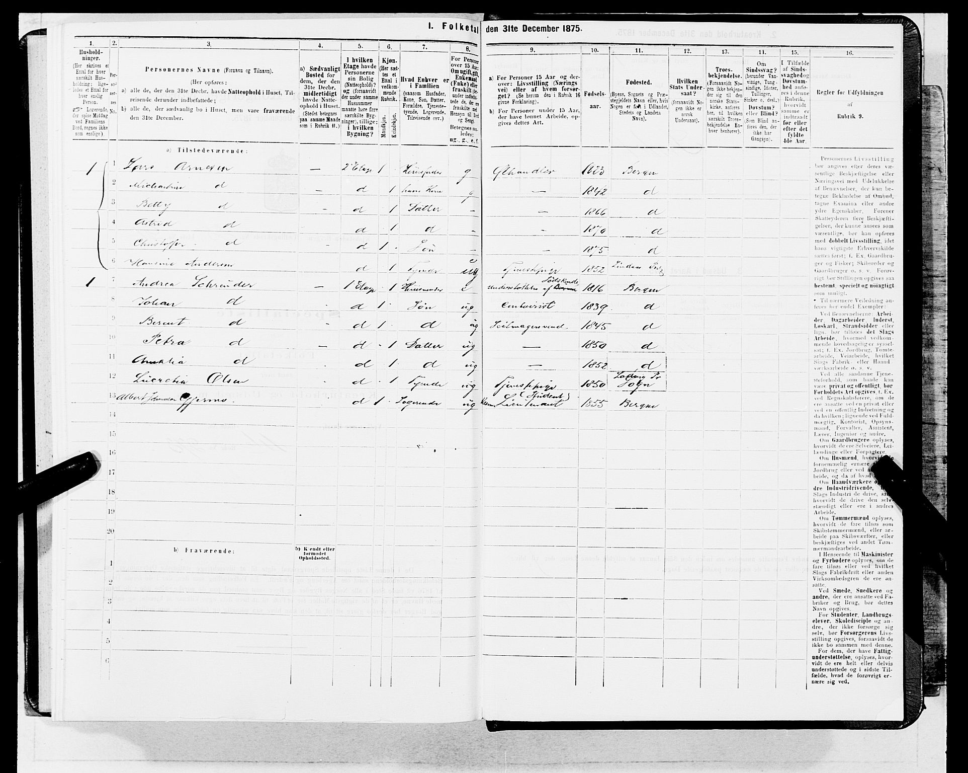 SAB, 1875 census for 1301 Bergen, 1875, p. 2944