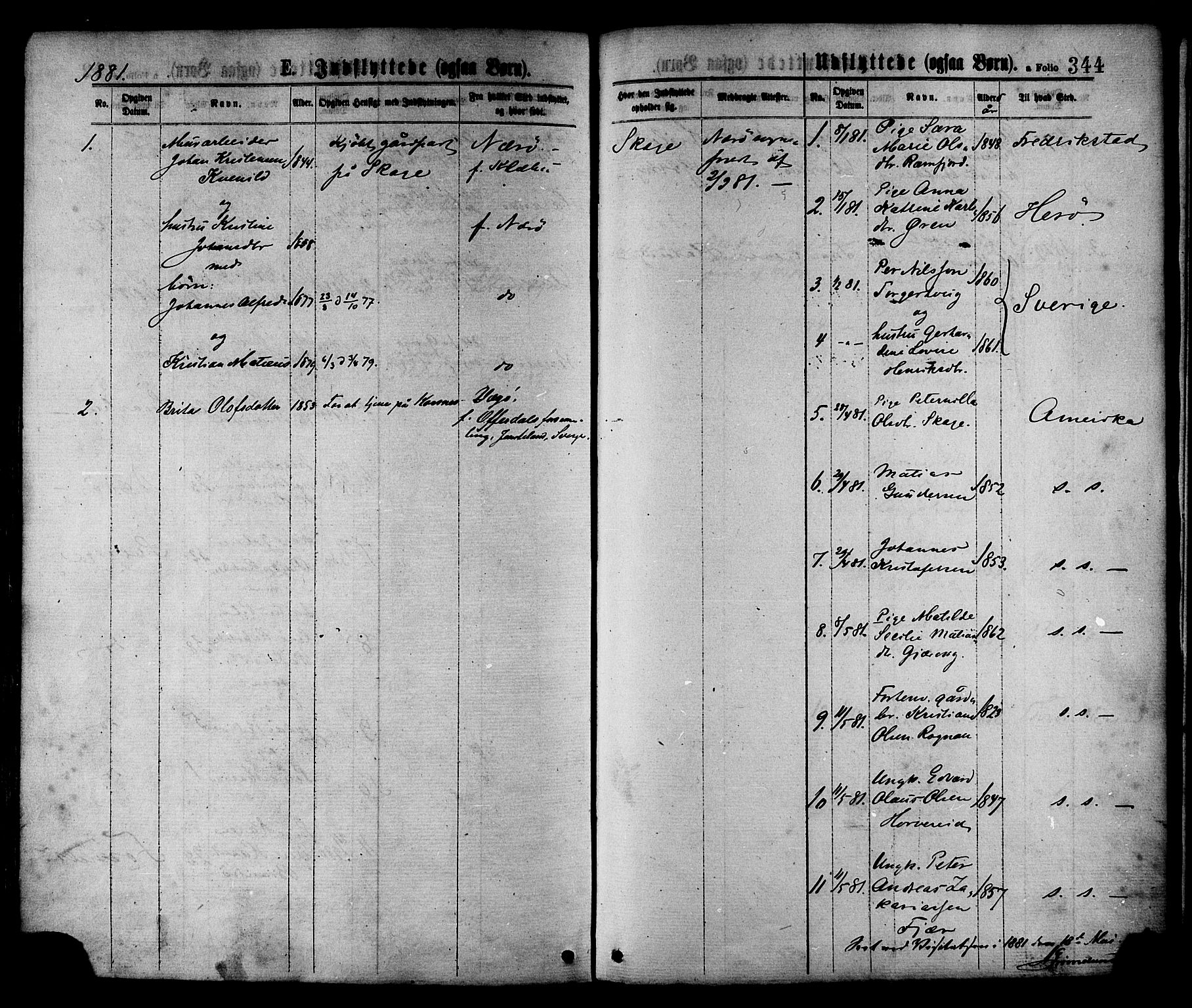 Ministerialprotokoller, klokkerbøker og fødselsregistre - Nord-Trøndelag, SAT/A-1458/780/L0642: Parish register (official) no. 780A07 /1, 1874-1885, p. 344