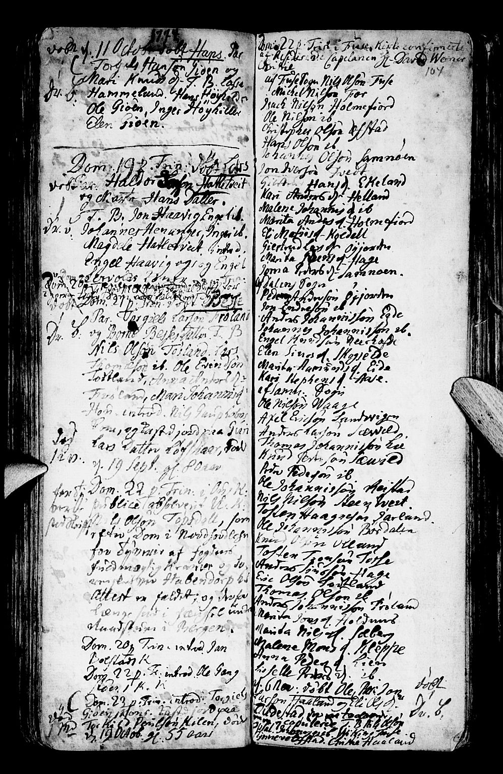 Os sokneprestembete, AV/SAB-A-99929: Parish register (official) no. A 9, 1766-1779, p. 105