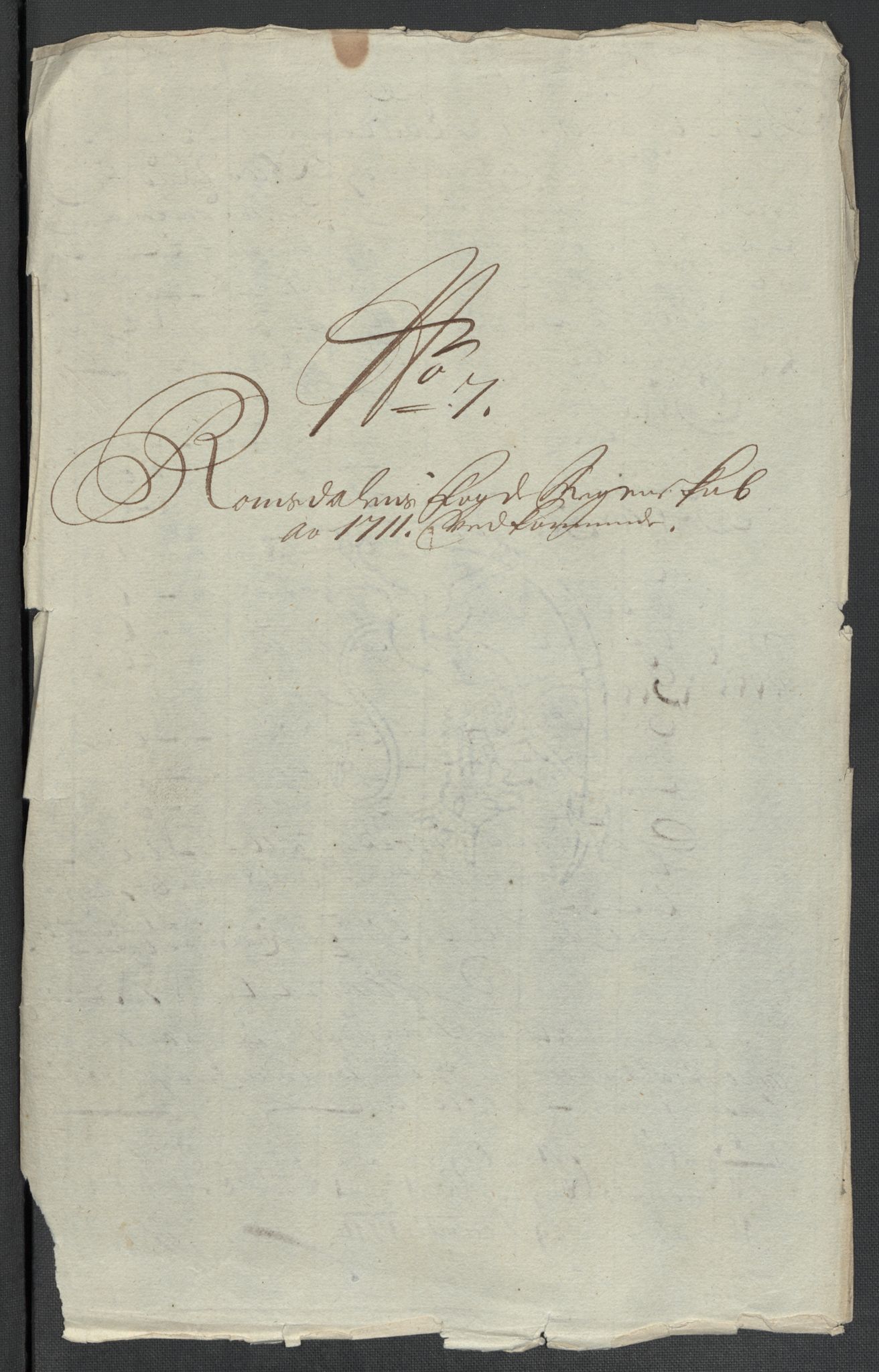 Rentekammeret inntil 1814, Reviderte regnskaper, Fogderegnskap, RA/EA-4092/R55/L3660: Fogderegnskap Romsdal, 1711, p. 126