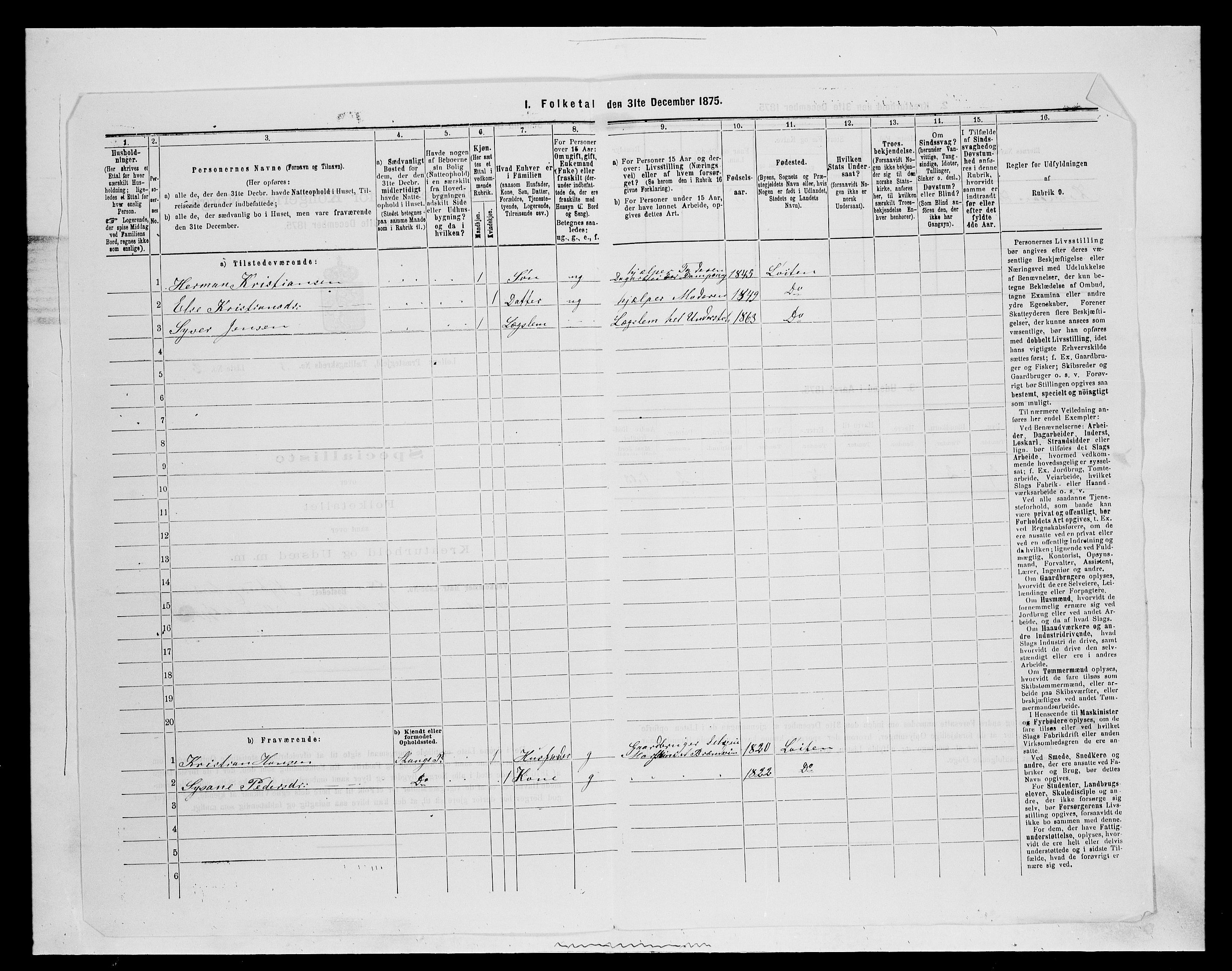 SAH, 1875 census for 0415P Løten, 1875, p. 647