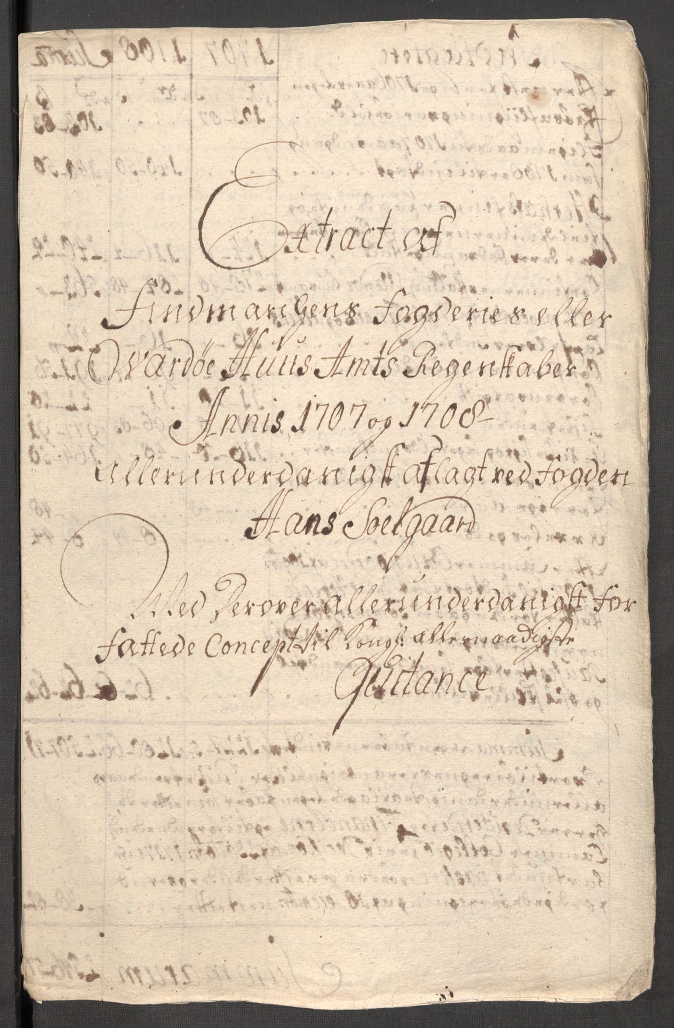 Rentekammeret inntil 1814, Reviderte regnskaper, Fogderegnskap, RA/EA-4092/R69/L4854: Fogderegnskap Finnmark/Vardøhus, 1707-1708, p. 273