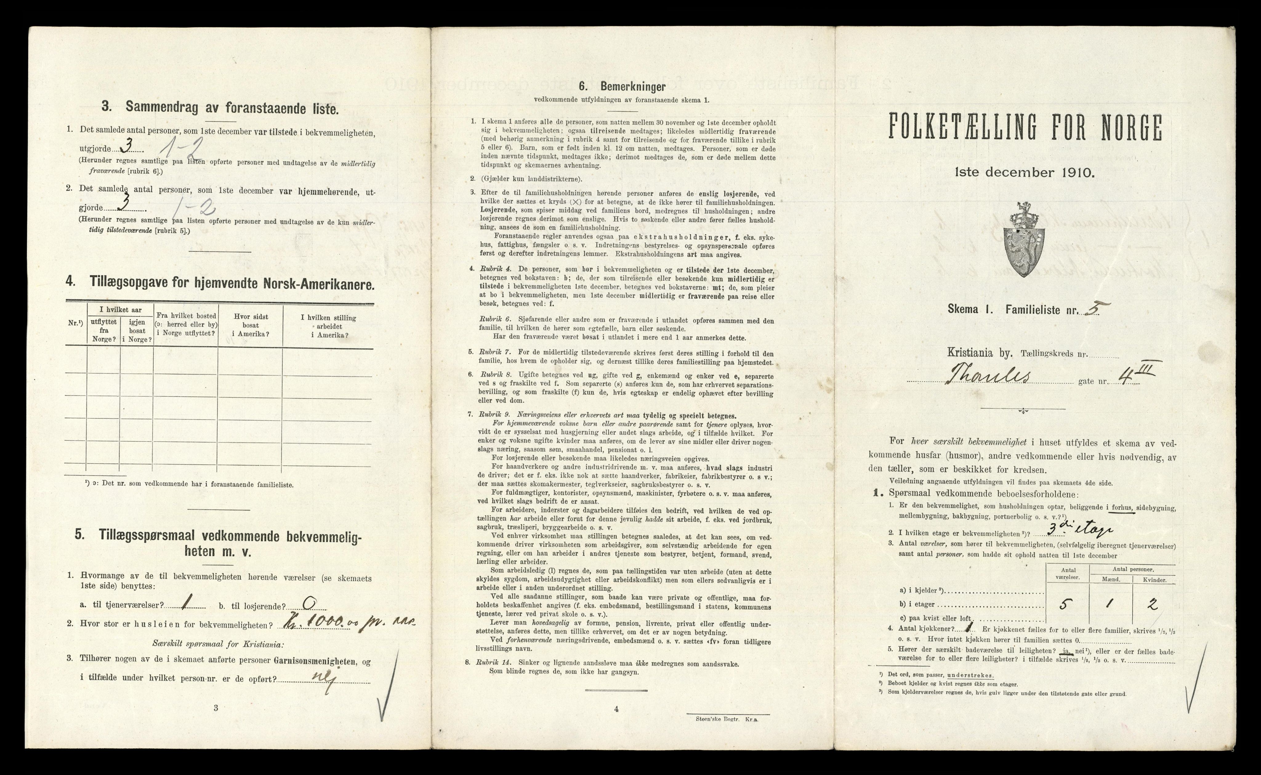 RA, 1910 census for Kristiania, 1910, p. 104957