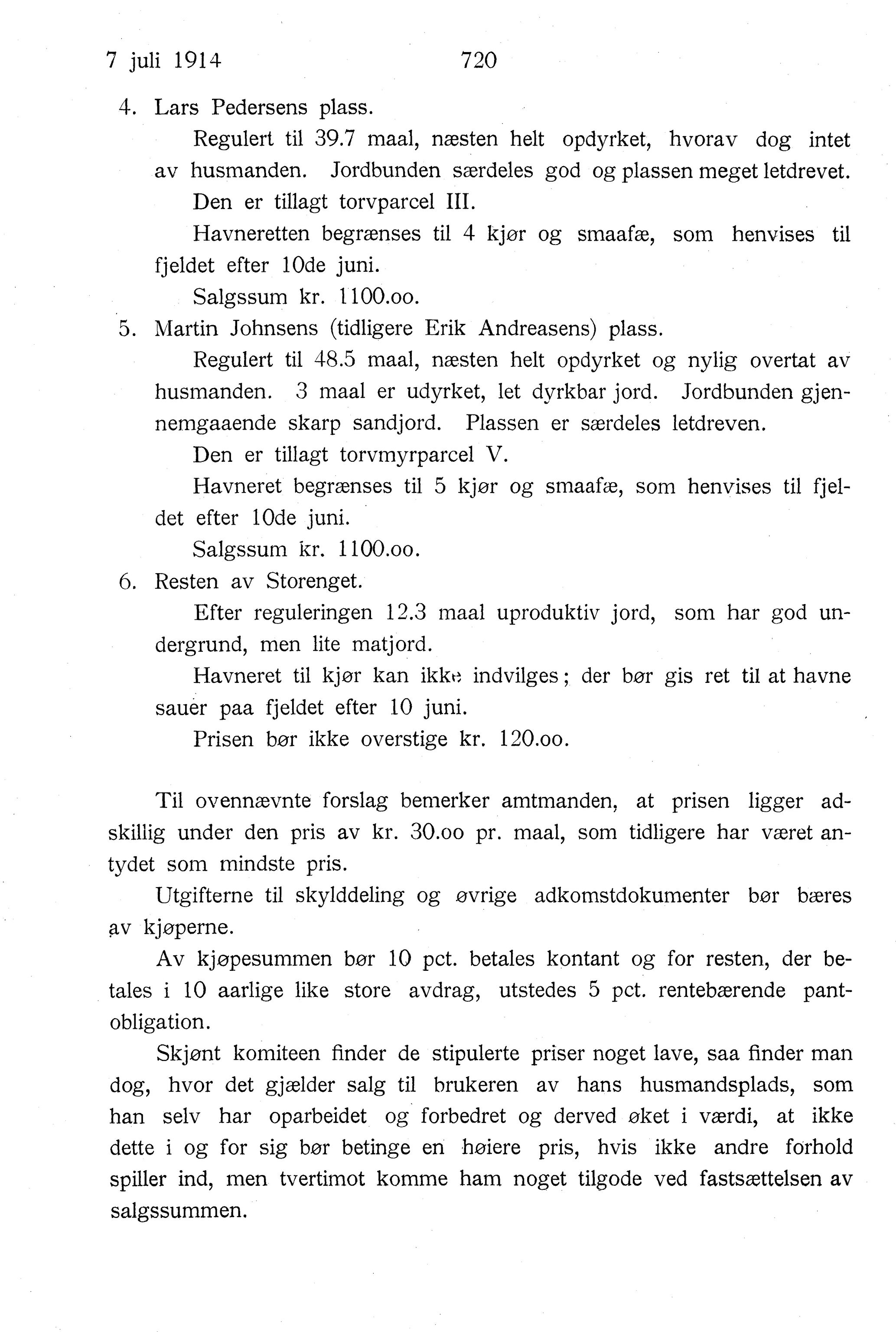 Nordland Fylkeskommune. Fylkestinget, AIN/NFK-17/176/A/Ac/L0037: Fylkestingsforhandlinger 1914, 1914