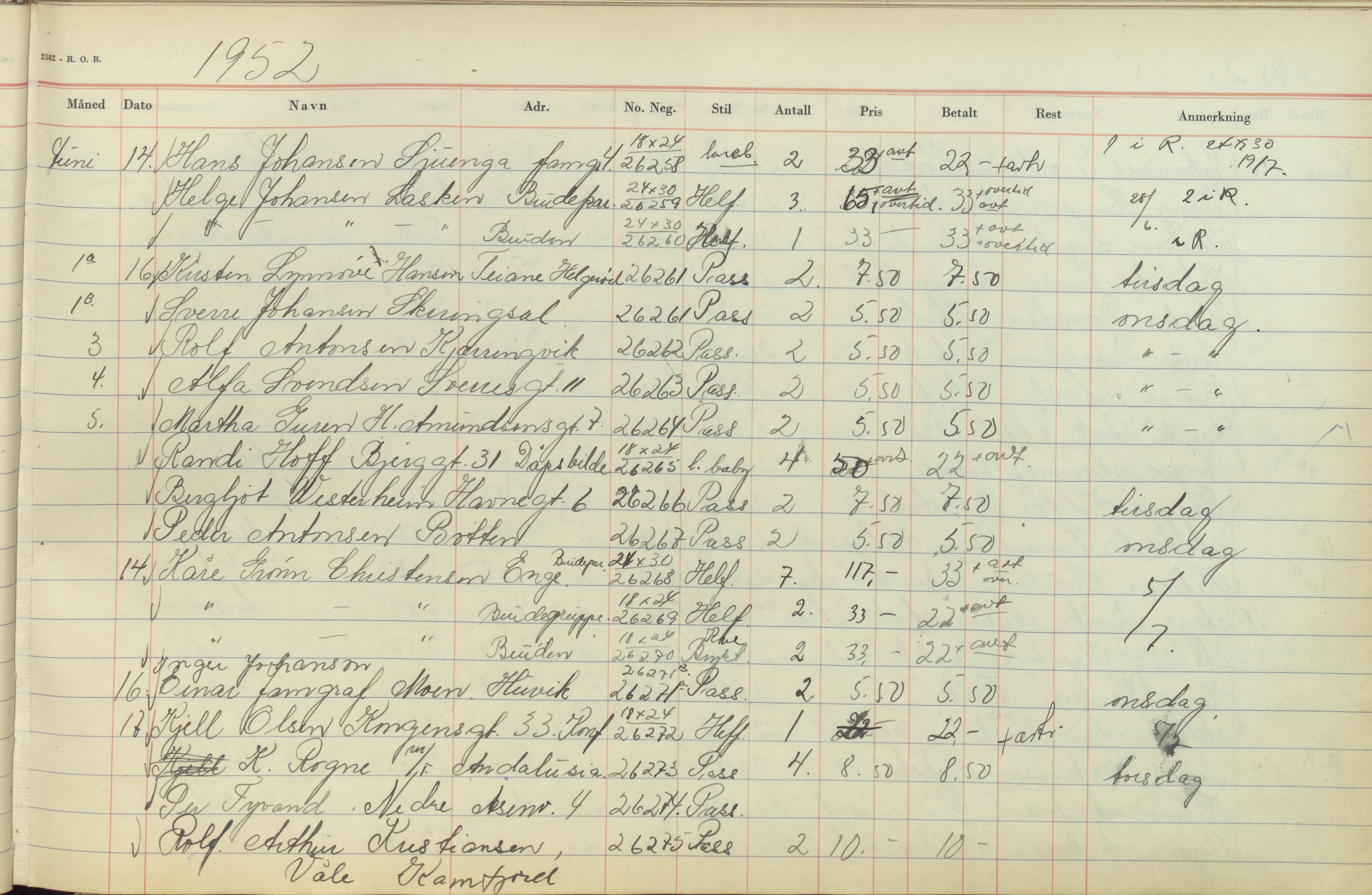 Pa 1494 - Jørgensen, Antonius. Fotograf, VEMU/A-2760/F/Fb, 1927-1984, p. 1588