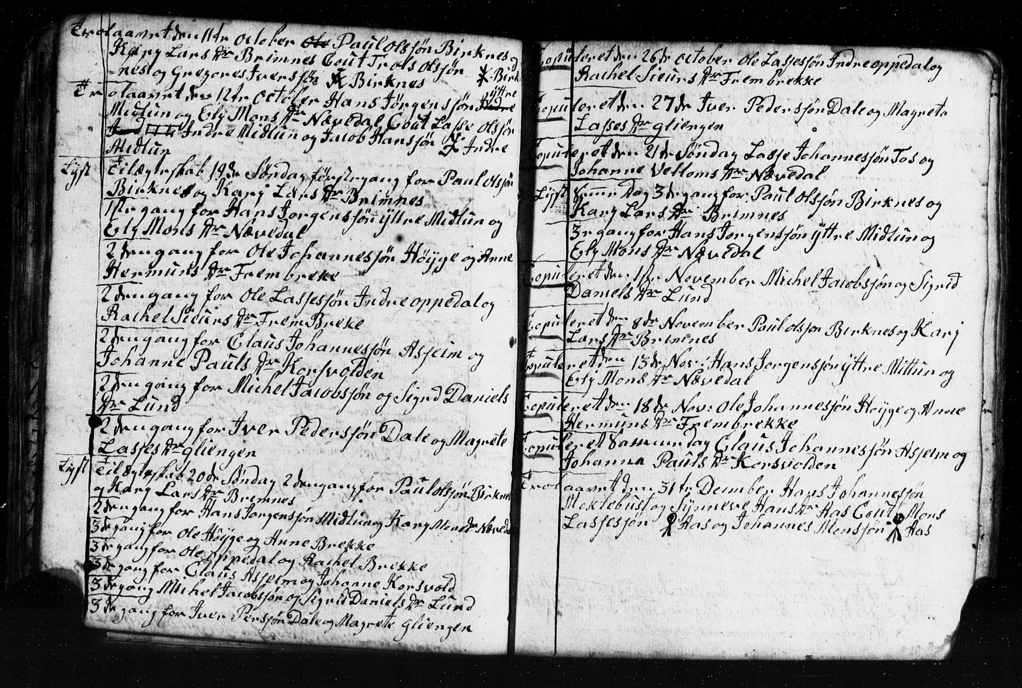 Gulen sokneprestembete, AV/SAB-A-80201/H/Hab: Parish register (copy) no. A 2, 1791-1814