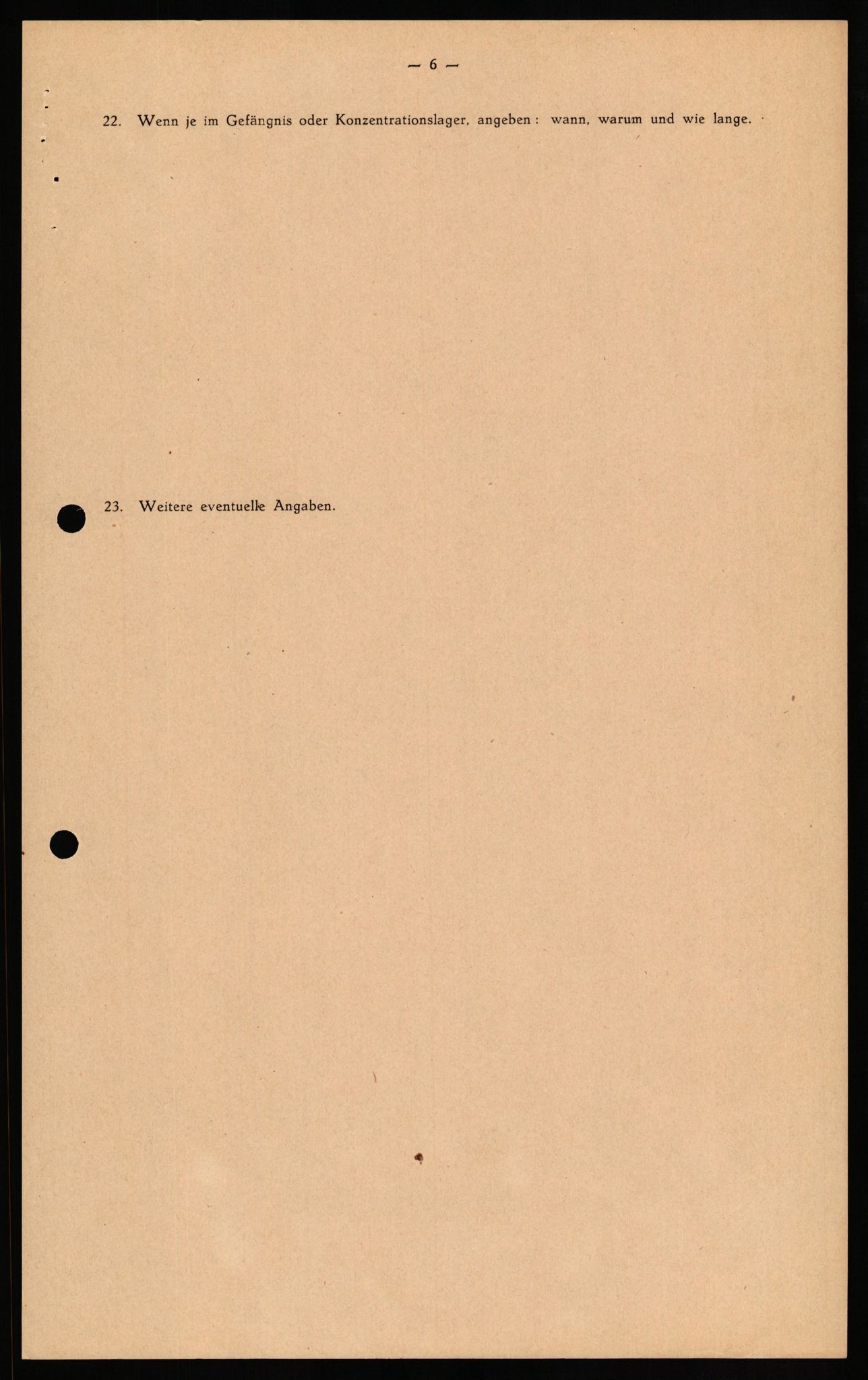 Forsvaret, Forsvarets overkommando II, AV/RA-RAFA-3915/D/Db/L0024: CI Questionaires. Tyske okkupasjonsstyrker i Norge. Tyskere., 1945-1946, p. 186