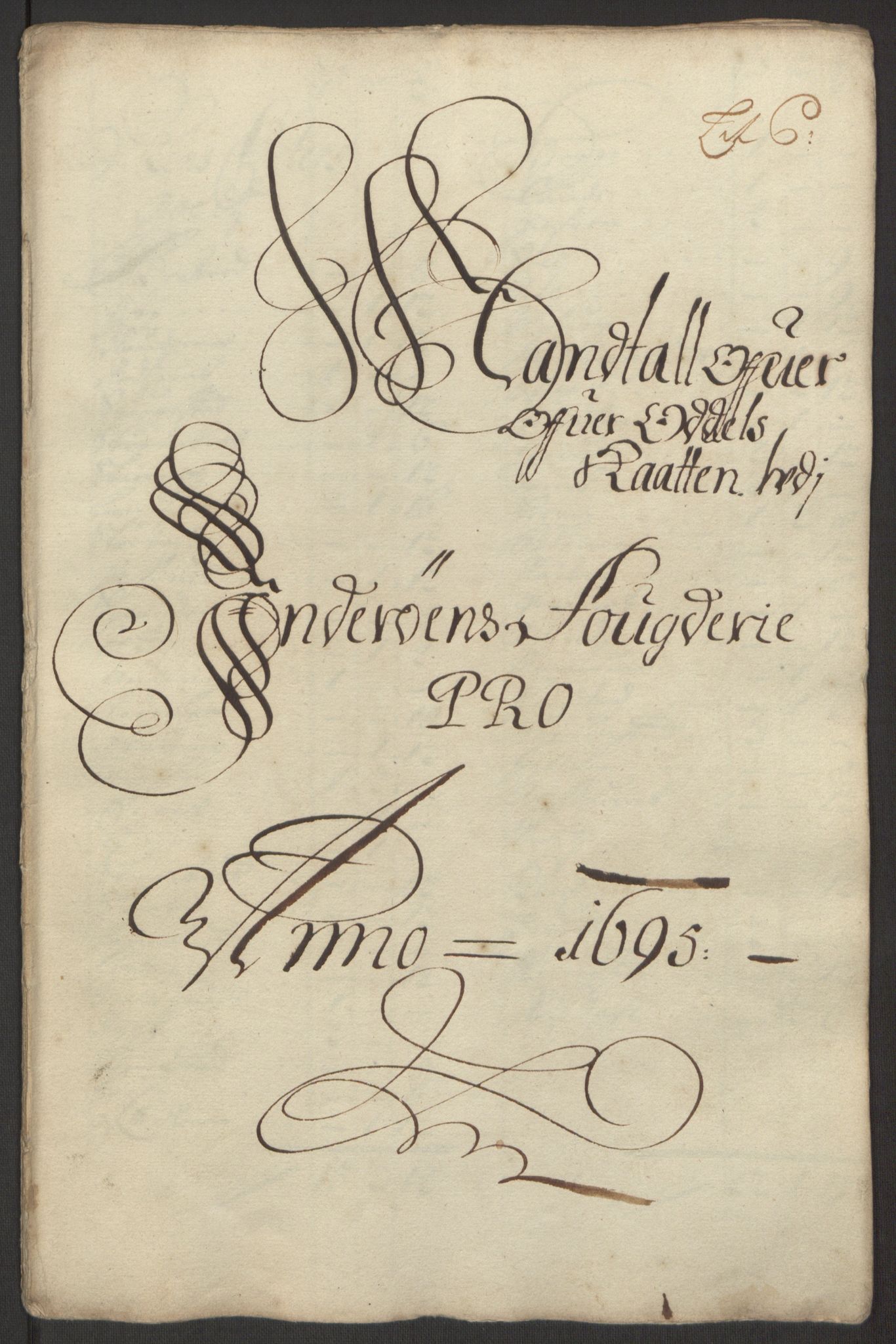 Rentekammeret inntil 1814, Reviderte regnskaper, Fogderegnskap, RA/EA-4092/R63/L4309: Fogderegnskap Inderøy, 1695-1697, p. 23