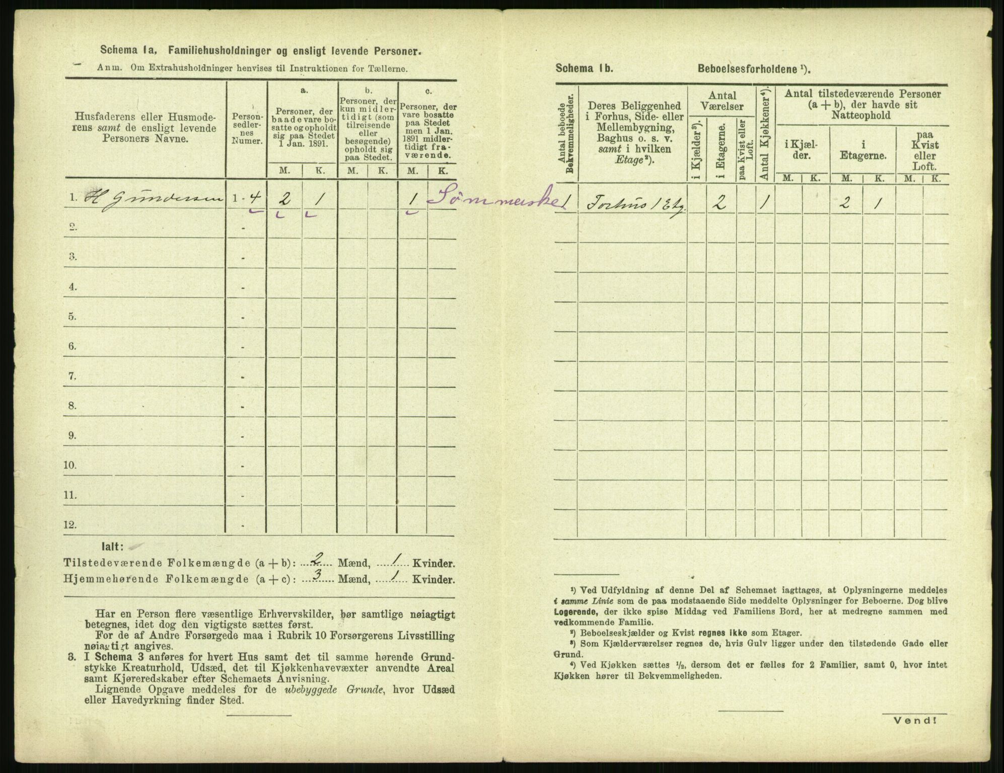 RA, 1891 census for 0802 Langesund, 1891, p. 109