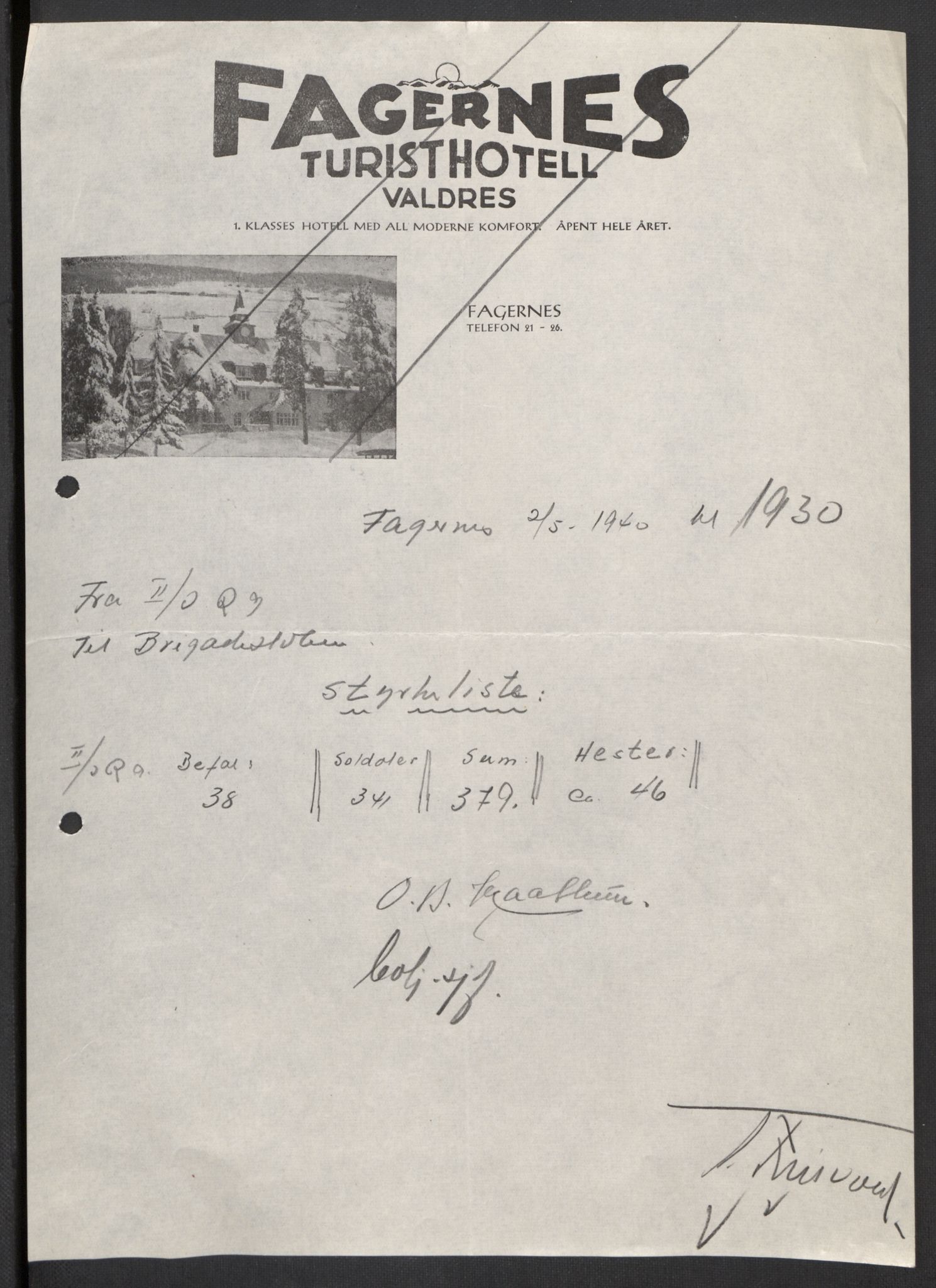 Forsvaret, Forsvarets krigshistoriske avdeling, AV/RA-RAFA-2017/Y/Yb/L0103: II-C-11-420-430  -  4. Divisjon., 1940-1946, p. 452