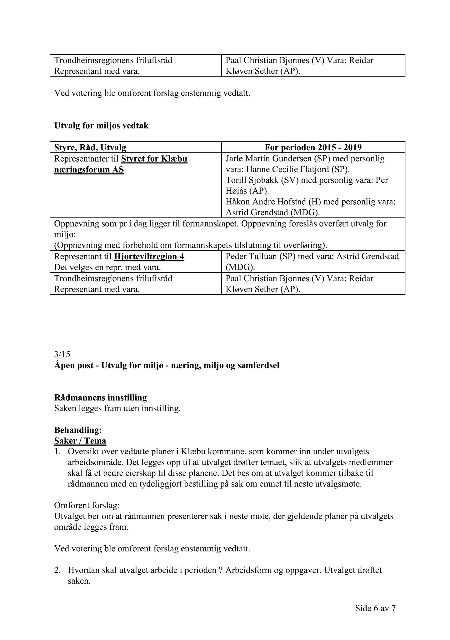 Klæbu Kommune, TRKO/KK/06-UM/L002: Utvalg for miljø - Møtedokumenter 2015, 2015, p. 104