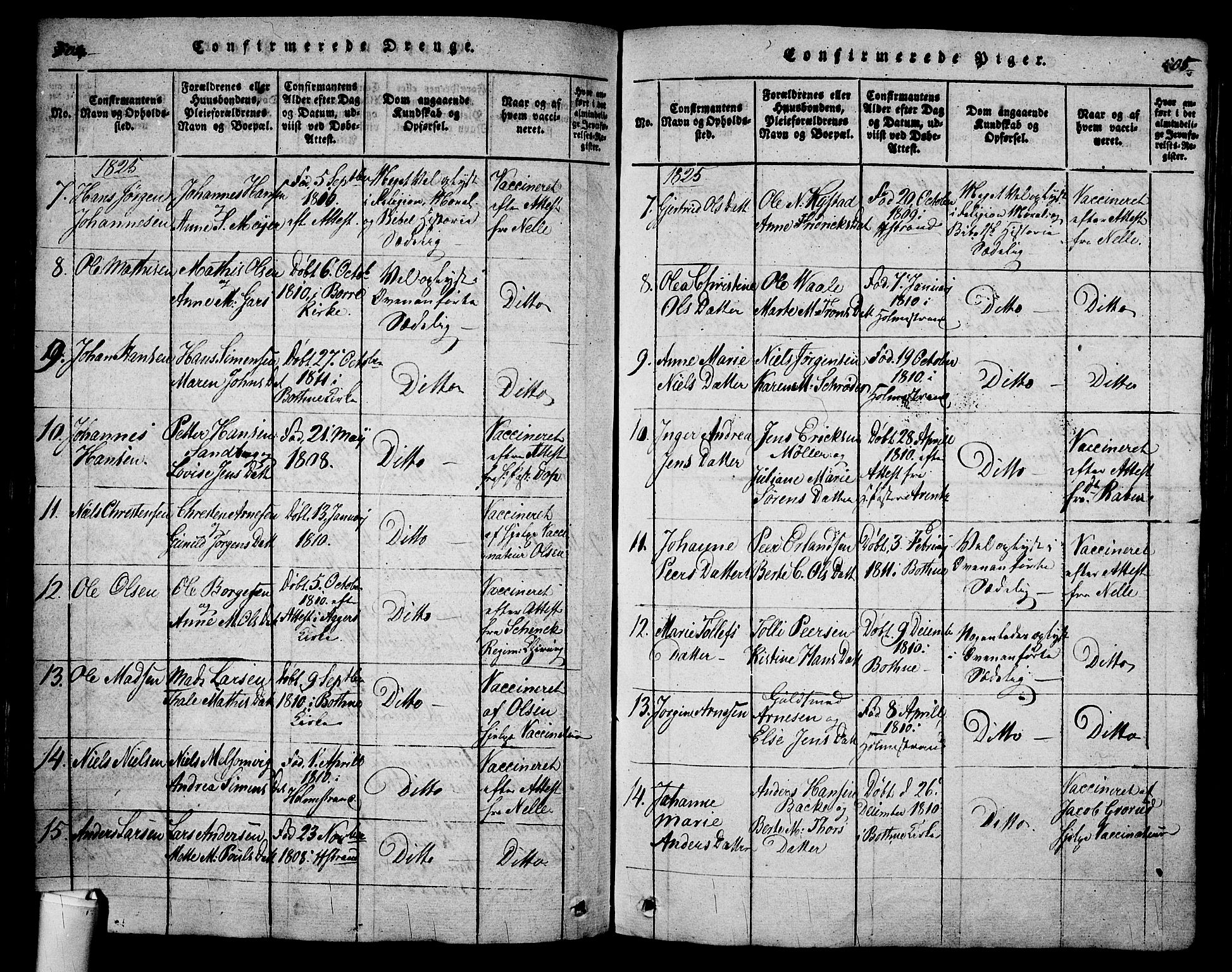 Holmestrand kirkebøker, SAKO/A-346/G/Ga/L0001: Parish register (copy) no. 1, 1814-1848, p. 504-505