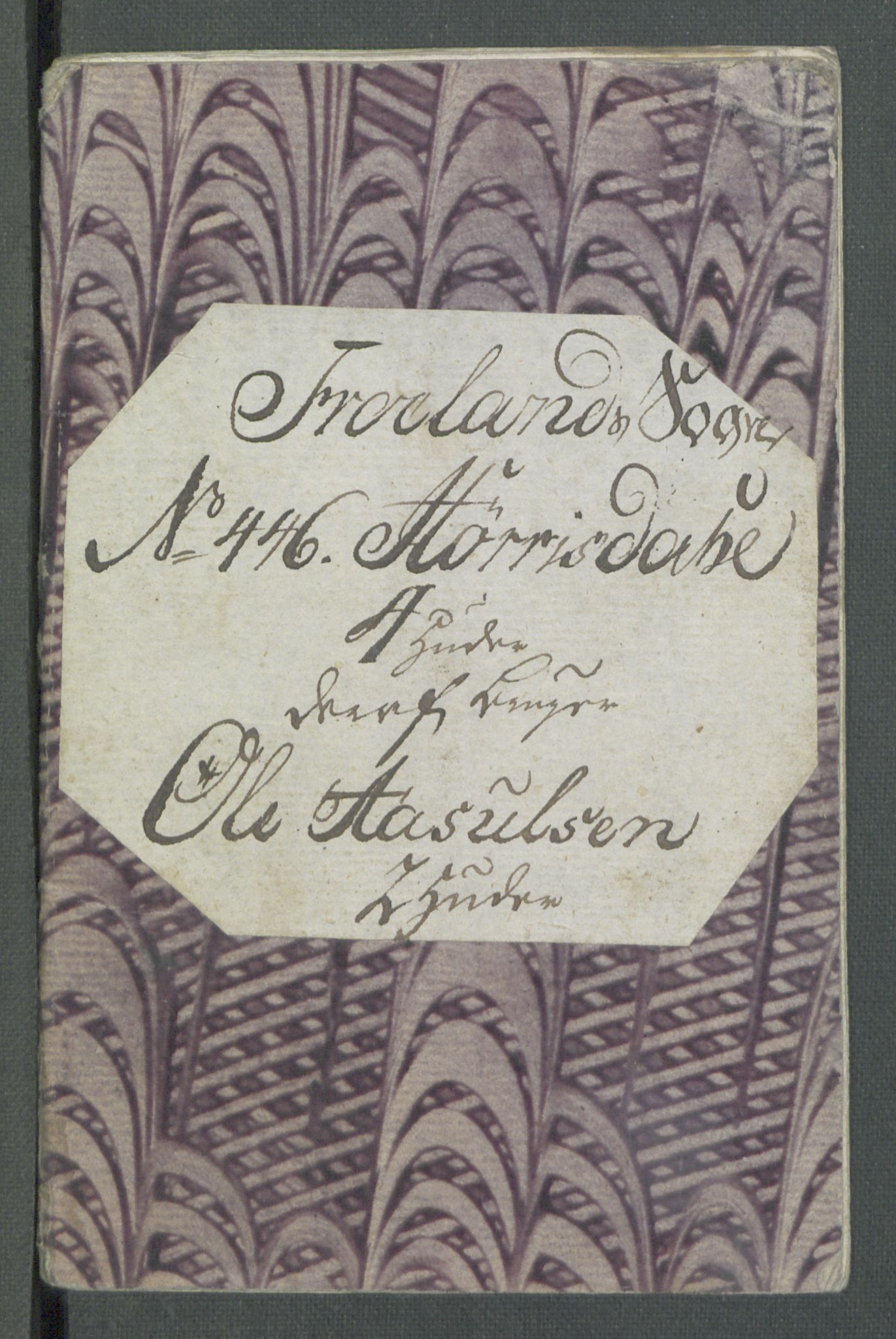 Rentekammeret inntil 1814, Realistisk ordnet avdeling, RA/EA-4070/Od/L0001/0002: Oppløp / [Æ2]: Dokumenter om Lofthusurolighetene i Nedenes, 1786-1789, p. 800