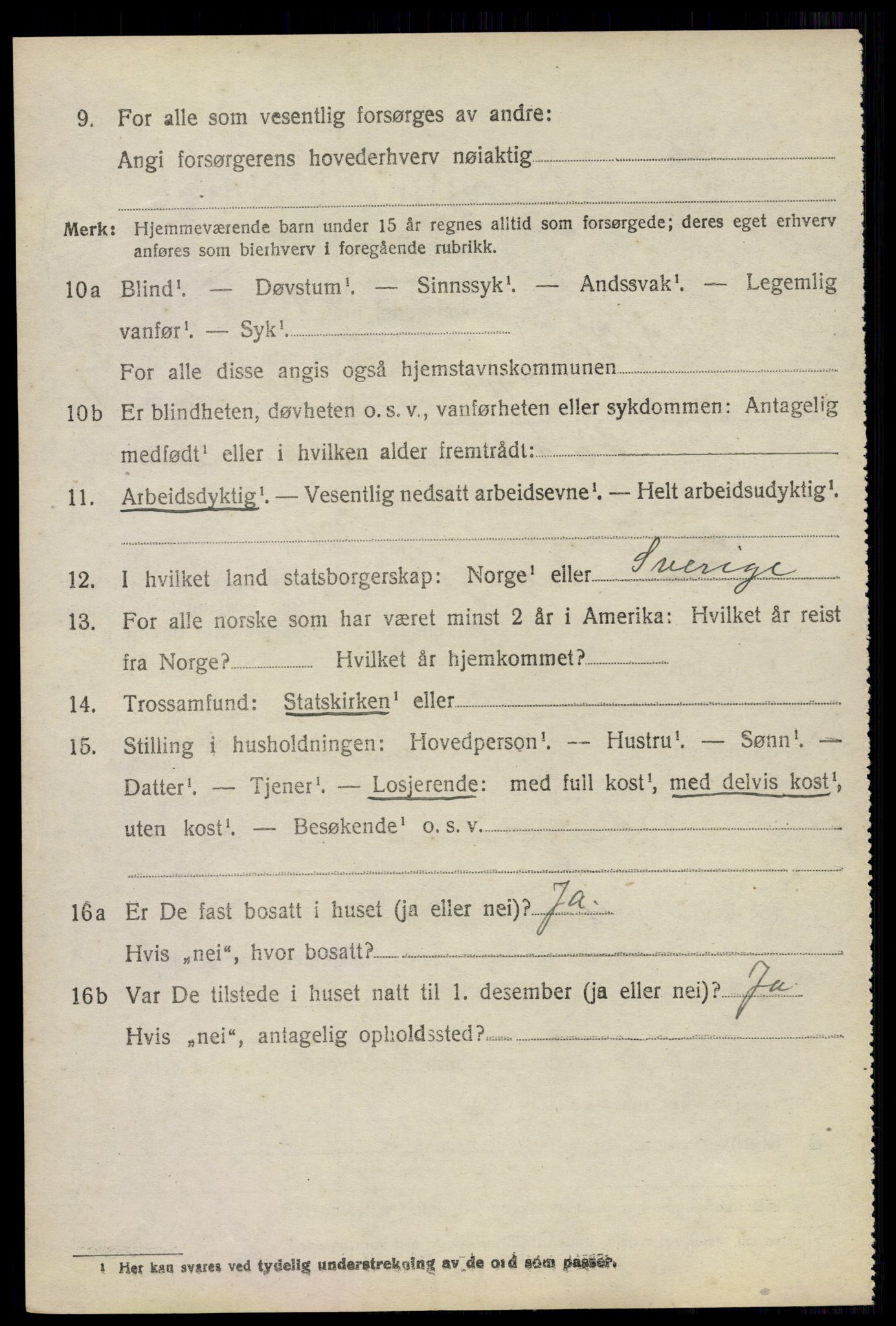 SAO, 1920 census for Sørum, 1920, p. 3406