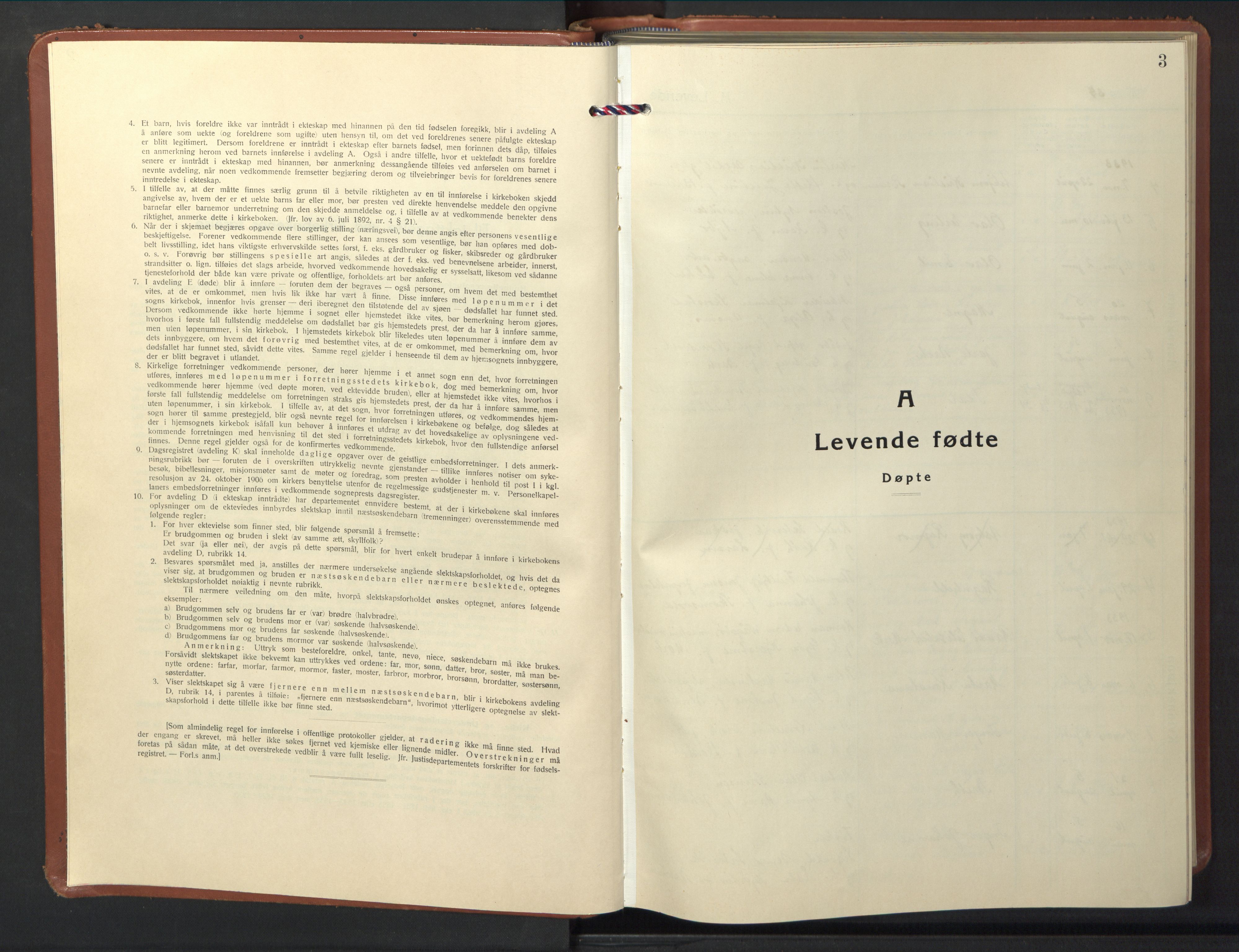 Ministerialprotokoller, klokkerbøker og fødselsregistre - Nord-Trøndelag, SAT/A-1458/774/L0631: Parish register (copy) no. 774C02, 1934-1950, p. 3