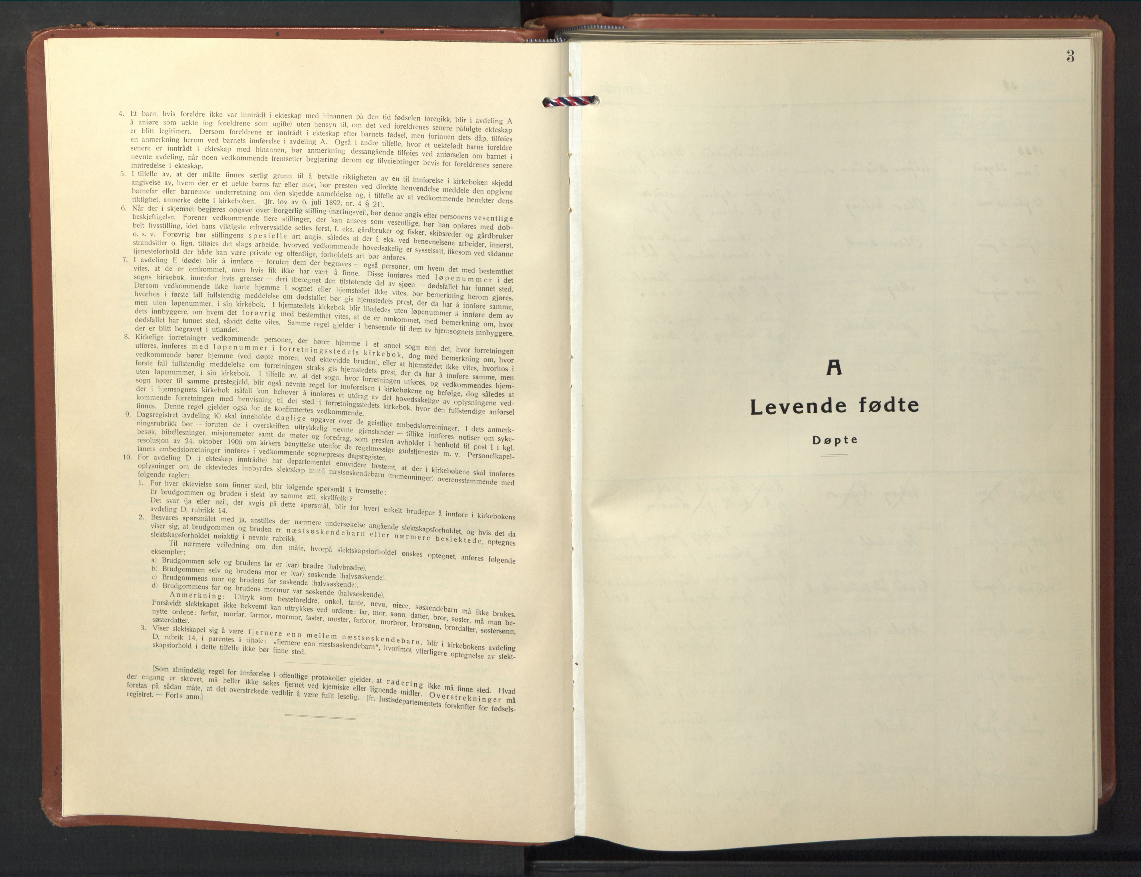 Ministerialprotokoller, klokkerbøker og fødselsregistre - Nord-Trøndelag, AV/SAT-A-1458/774/L0631: Parish register (copy) no. 774C02, 1934-1950, p. 3