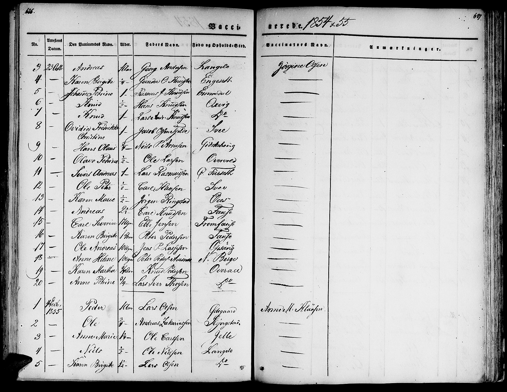 Ministerialprotokoller, klokkerbøker og fødselsregistre - Møre og Romsdal, SAT/A-1454/520/L0274: Parish register (official) no. 520A04, 1827-1864, p. 626-627