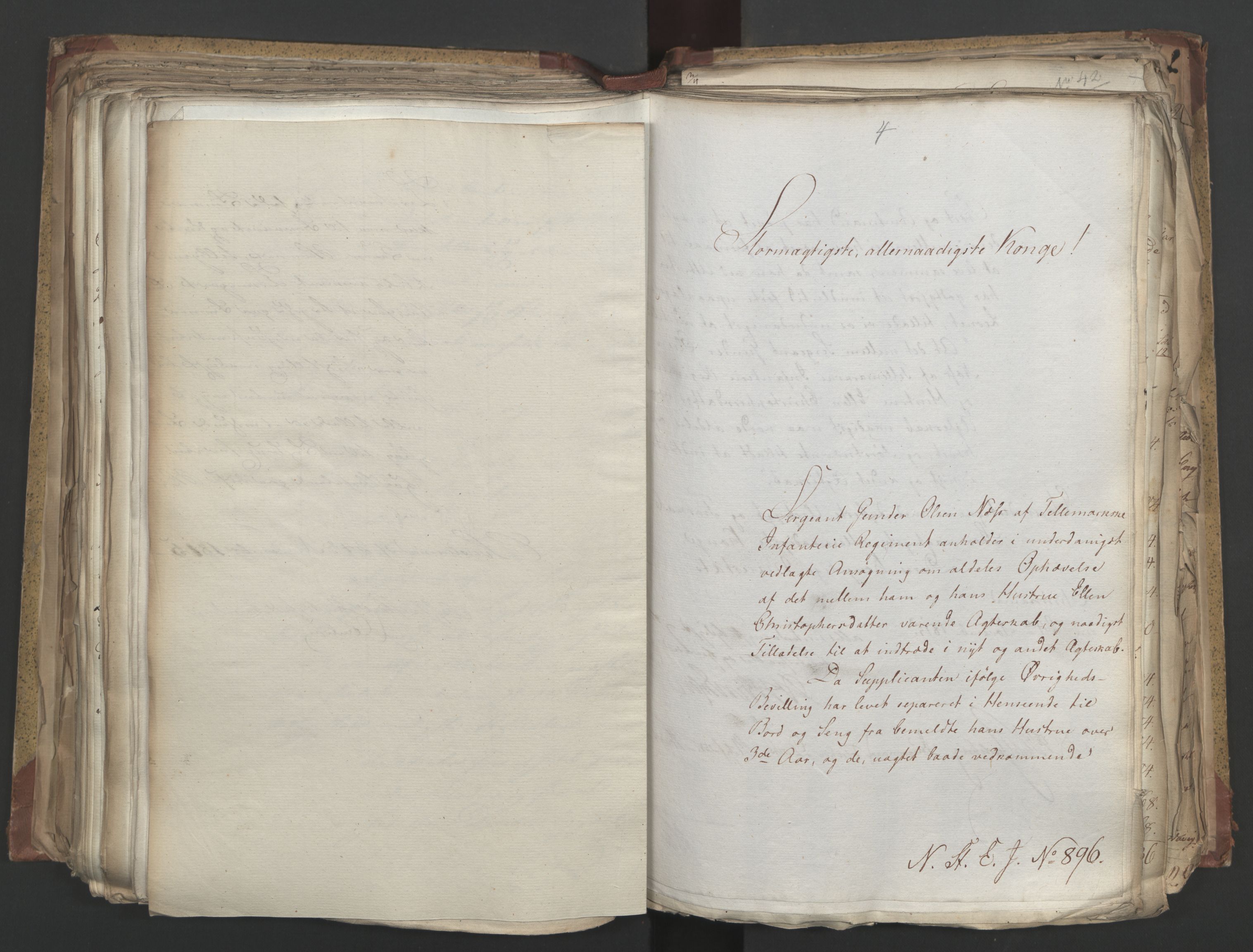 Statsrådsavdelingen i Stockholm, AV/RA-S-1003/D/Da/L0004: Regjeringsinnstillinger nr. 788-999, 1815, p. 262