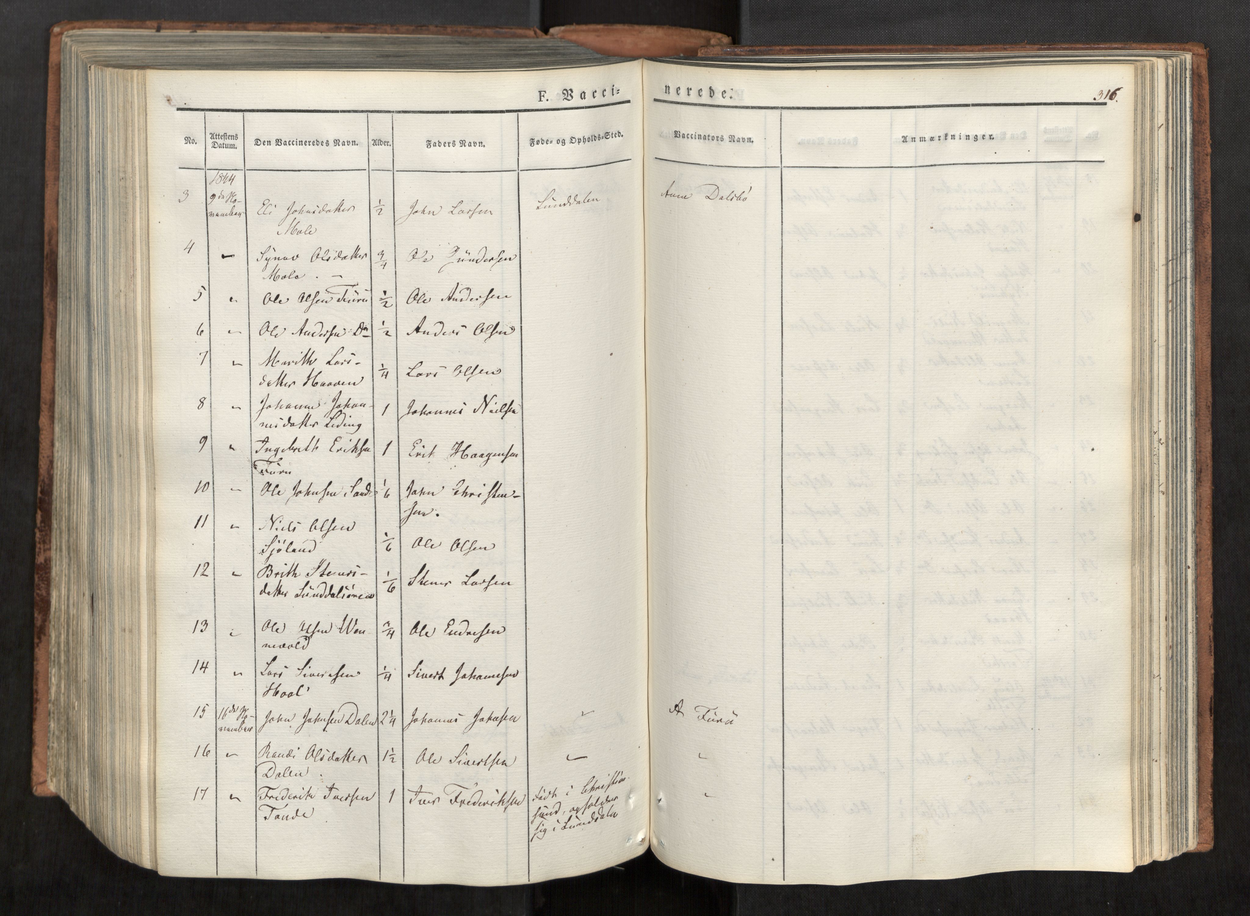 Ministerialprotokoller, klokkerbøker og fødselsregistre - Møre og Romsdal, AV/SAT-A-1454/590/L1012: Parish register (official) no. 590A04, 1832-1846, p. 316