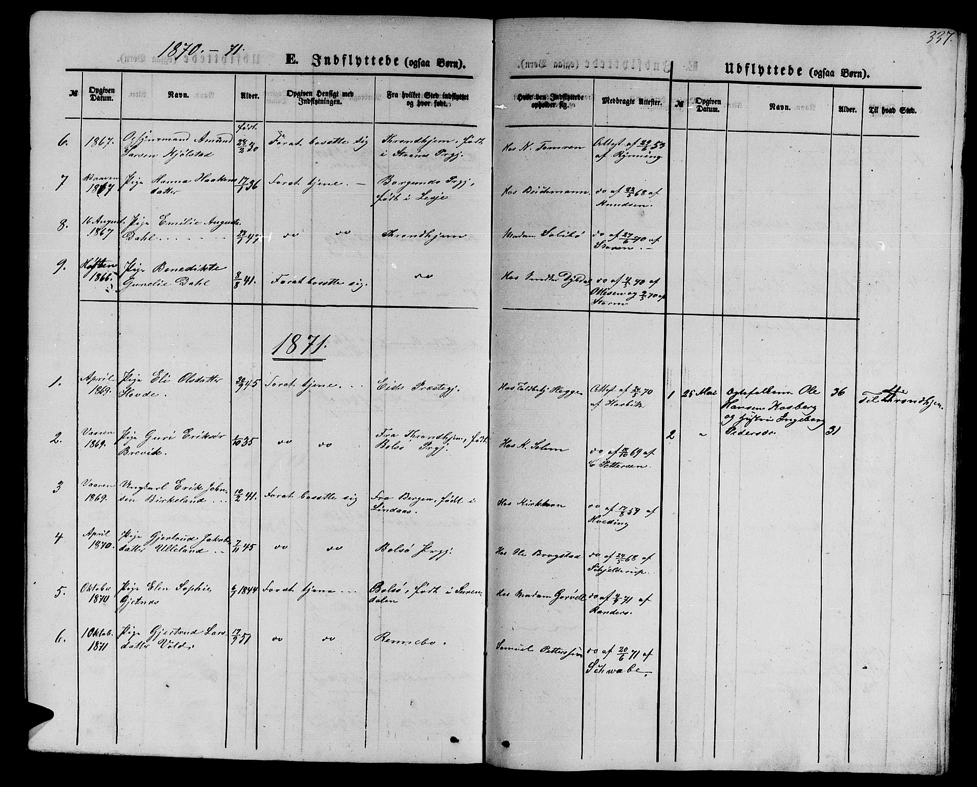 Ministerialprotokoller, klokkerbøker og fødselsregistre - Møre og Romsdal, AV/SAT-A-1454/558/L0701: Parish register (copy) no. 558C02, 1862-1879, p. 337