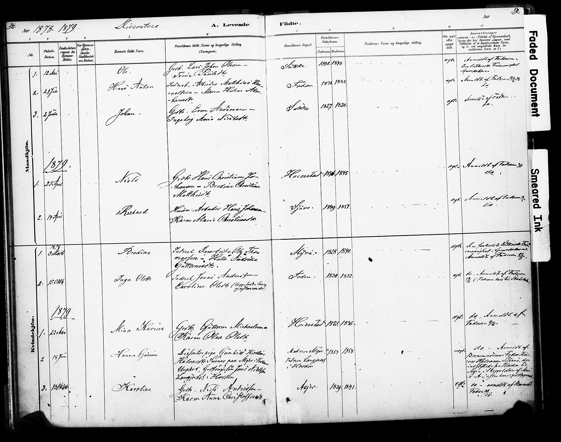 Ramnes kirkebøker, SAKO/A-314/F/Fb/L0001: Parish register (official) no. II 1, 1878-1894, p. 58-59
