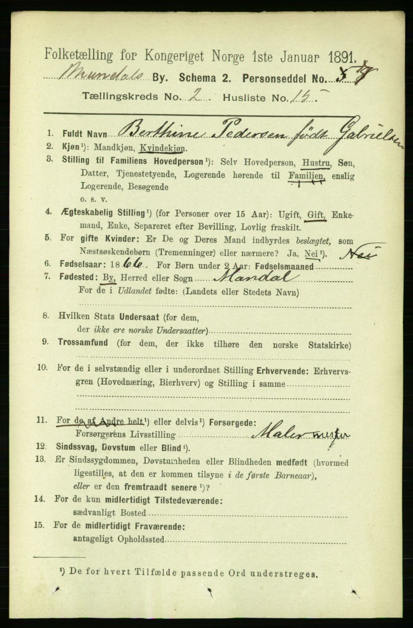 RA, 1891 census for 1002 Mandal, 1891, p. 1570