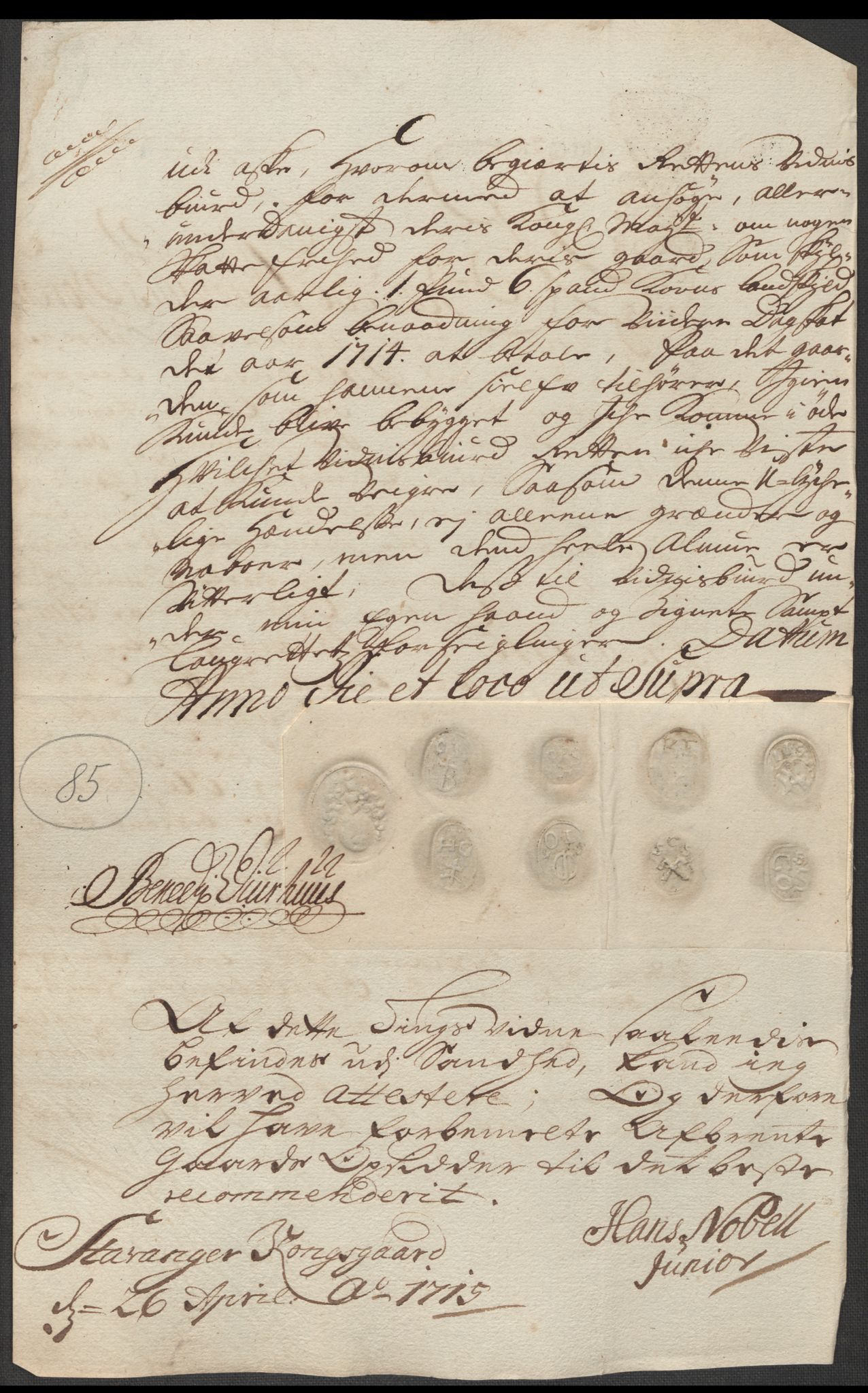 Rentekammeret inntil 1814, Reviderte regnskaper, Fogderegnskap, AV/RA-EA-4092/R46/L2740: Fogderegnskap Jæren og Dalane, 1715-1716, p. 267