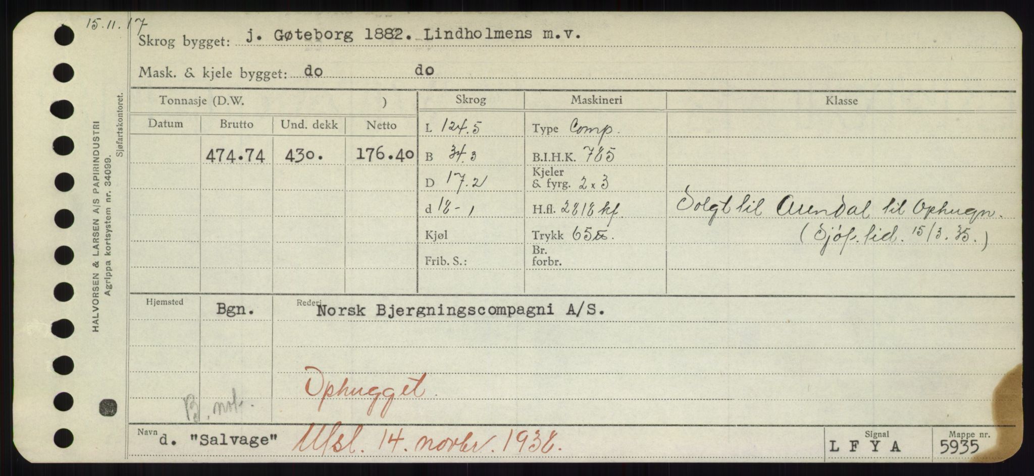 Sjøfartsdirektoratet med forløpere, Skipsmålingen, RA/S-1627/H/Hd/L0031: Fartøy, Rju-Sam, p. 643