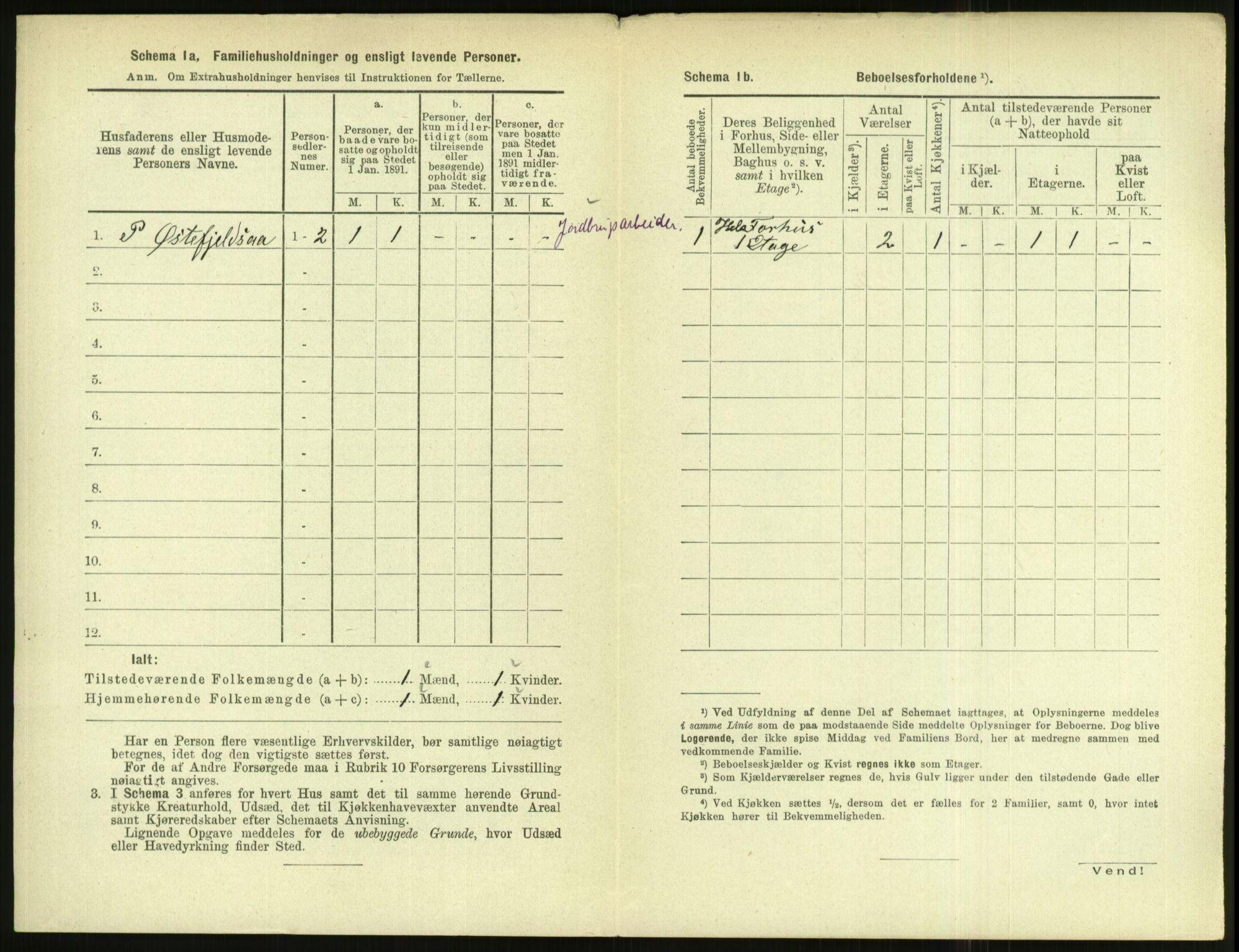 RA, 1891 census for 1004 Flekkefjord, 1891, p. 523