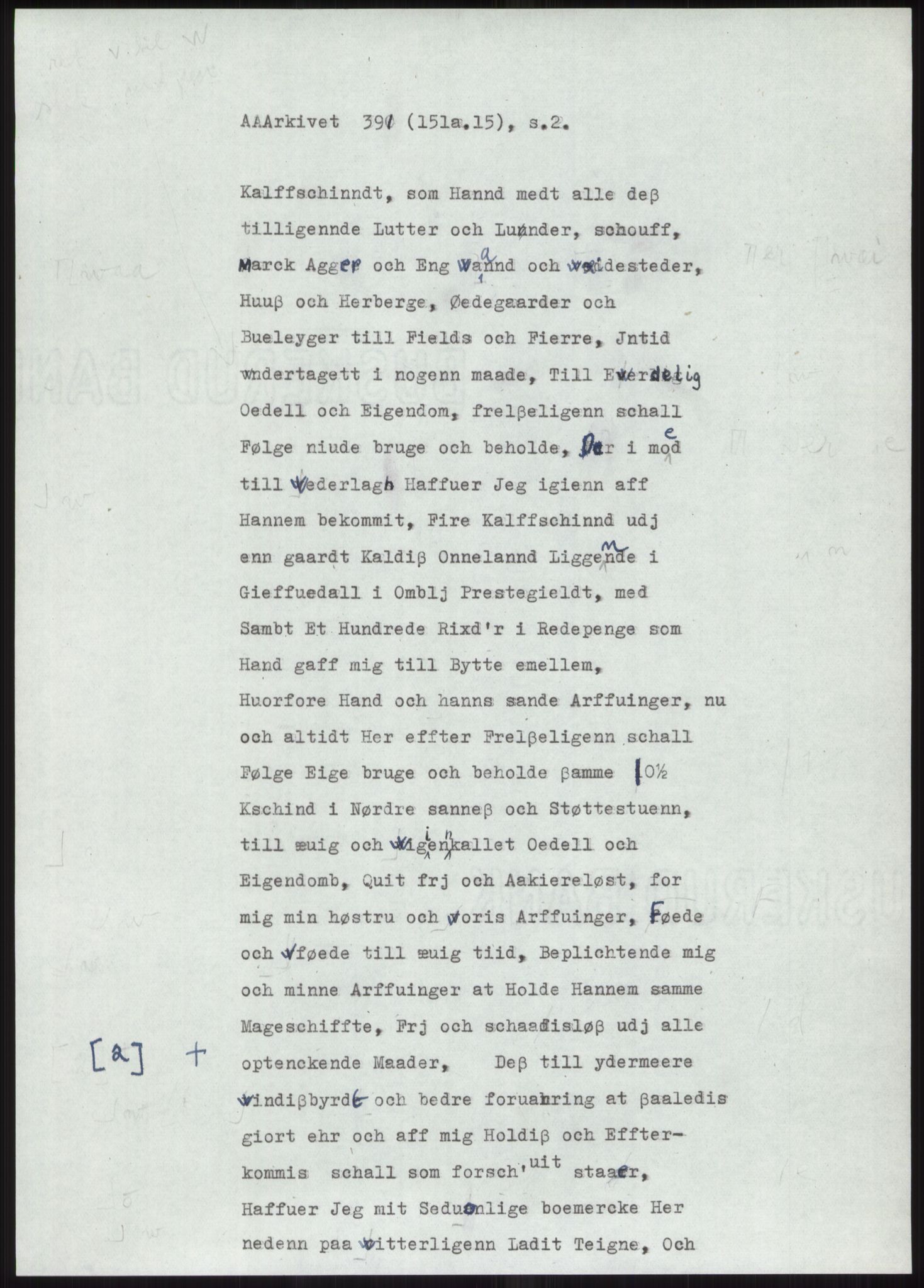 Samlinger til kildeutgivelse, Diplomavskriftsamlingen, AV/RA-EA-4053/H/Ha, p. 1265