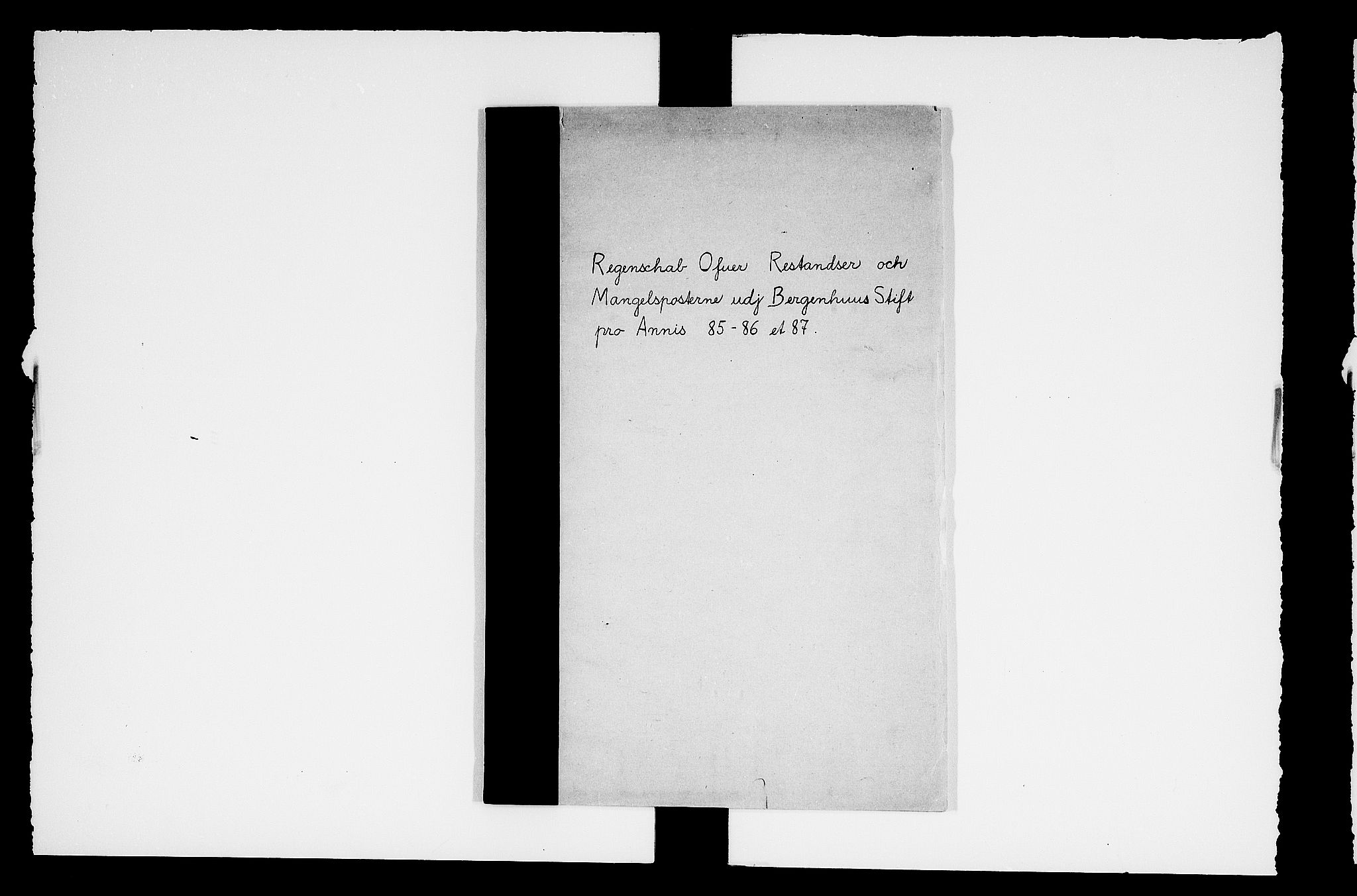 Rentekammeret inntil 1814, Reviderte regnskaper, Stiftamtstueregnskaper, Bergen stiftamt, AV/RA-EA-6043/R/Rc/L0096: Bergen stiftamt, 1672-1687