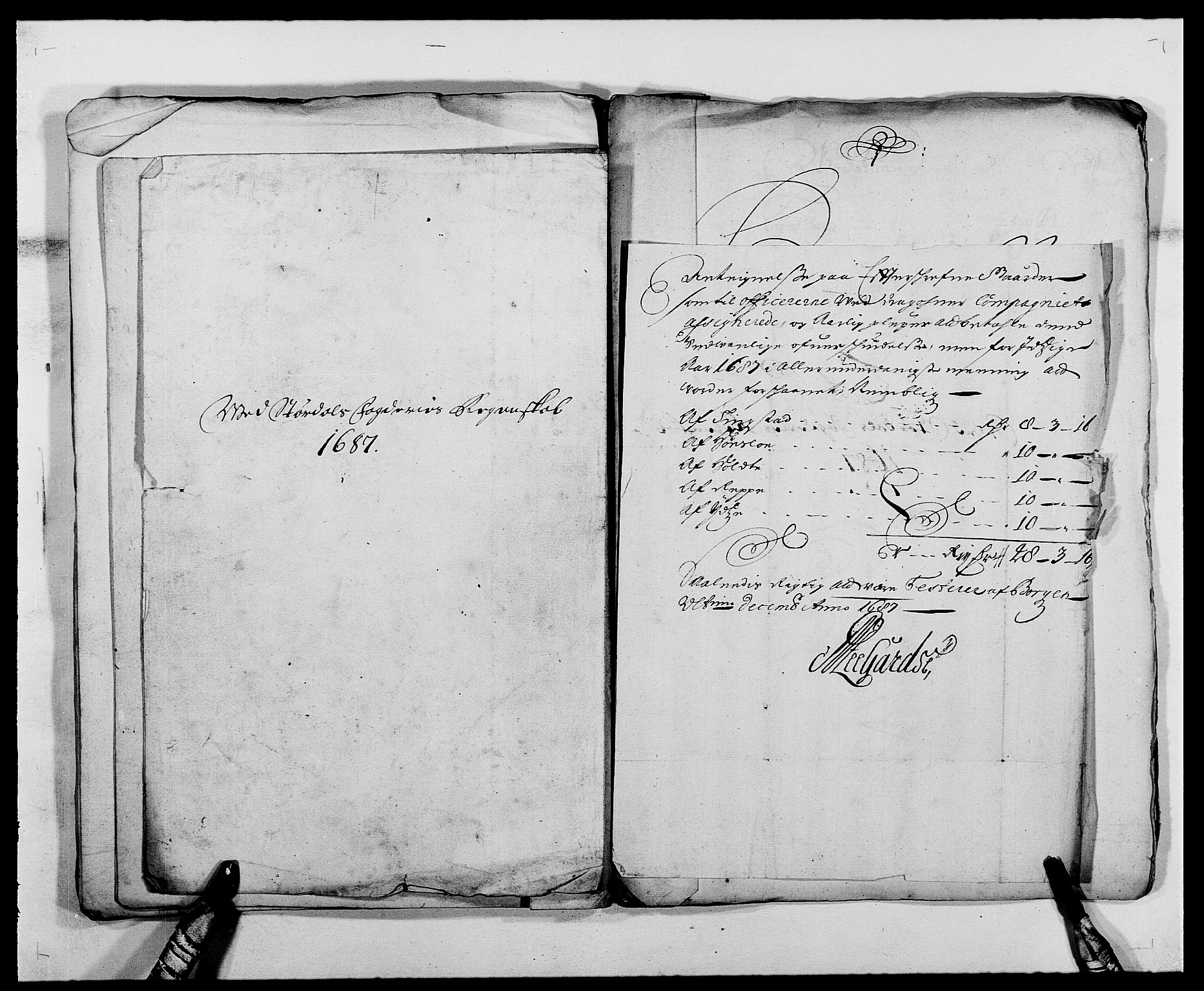 Rentekammeret inntil 1814, Reviderte regnskaper, Fogderegnskap, AV/RA-EA-4092/R62/L4183: Fogderegnskap Stjørdal og Verdal, 1687-1689, p. 43